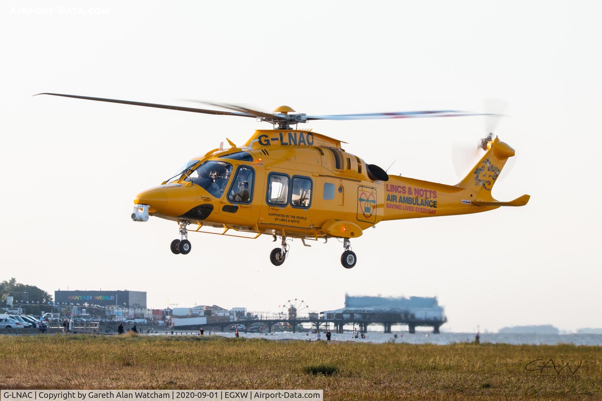 G-LNAC, 2016 Leonardo AW-169 C/N 69023, Air Ambulance on call in Cleethorpes