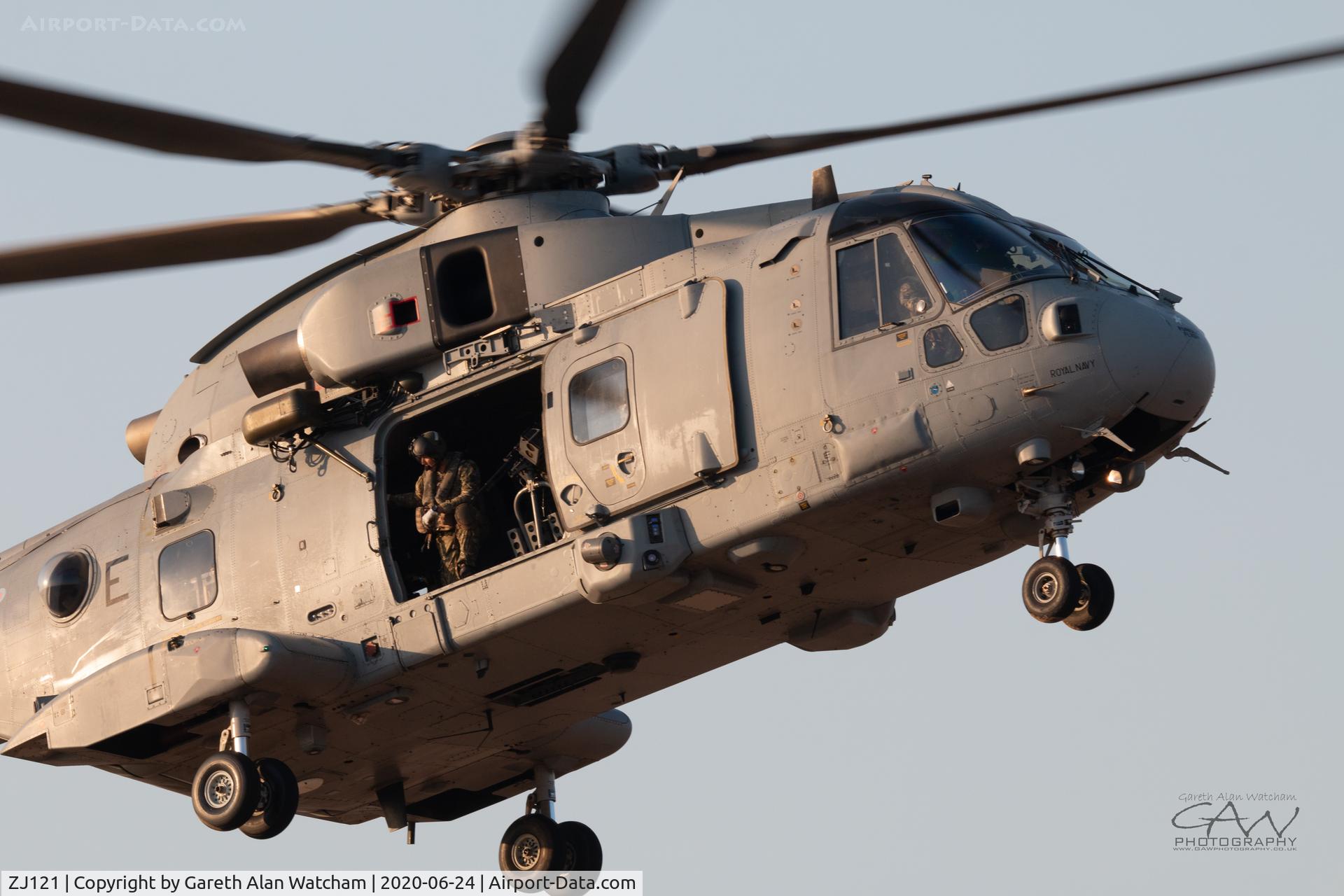 ZJ121, 2000 Agusta/Westland Merlin HC.4 C/N 50099/RAF05, Operating at Donna Nook