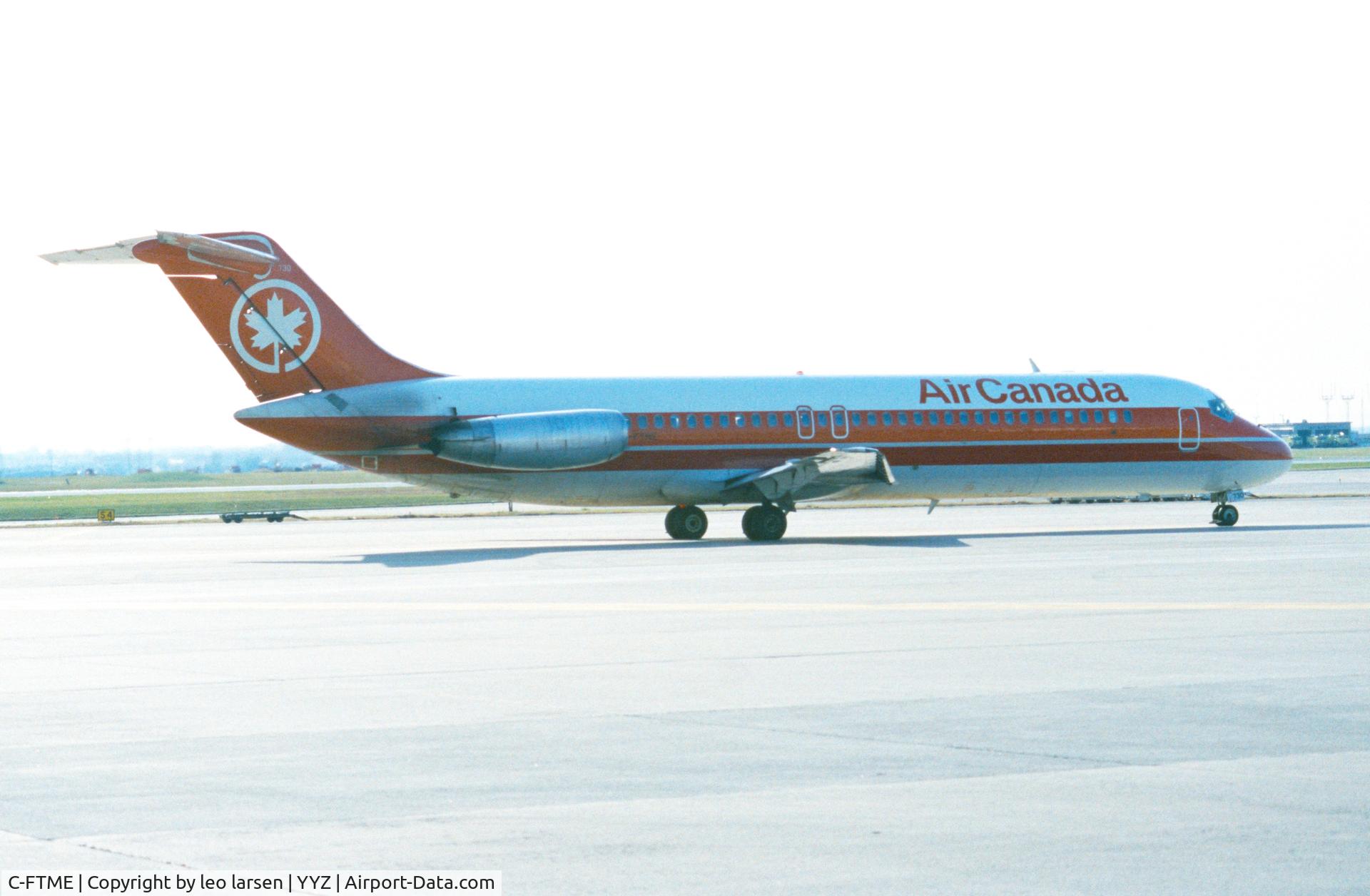 C-FTME, 1968 Douglas DC-9-32 C/N 47293, Toronto 31.10.1991