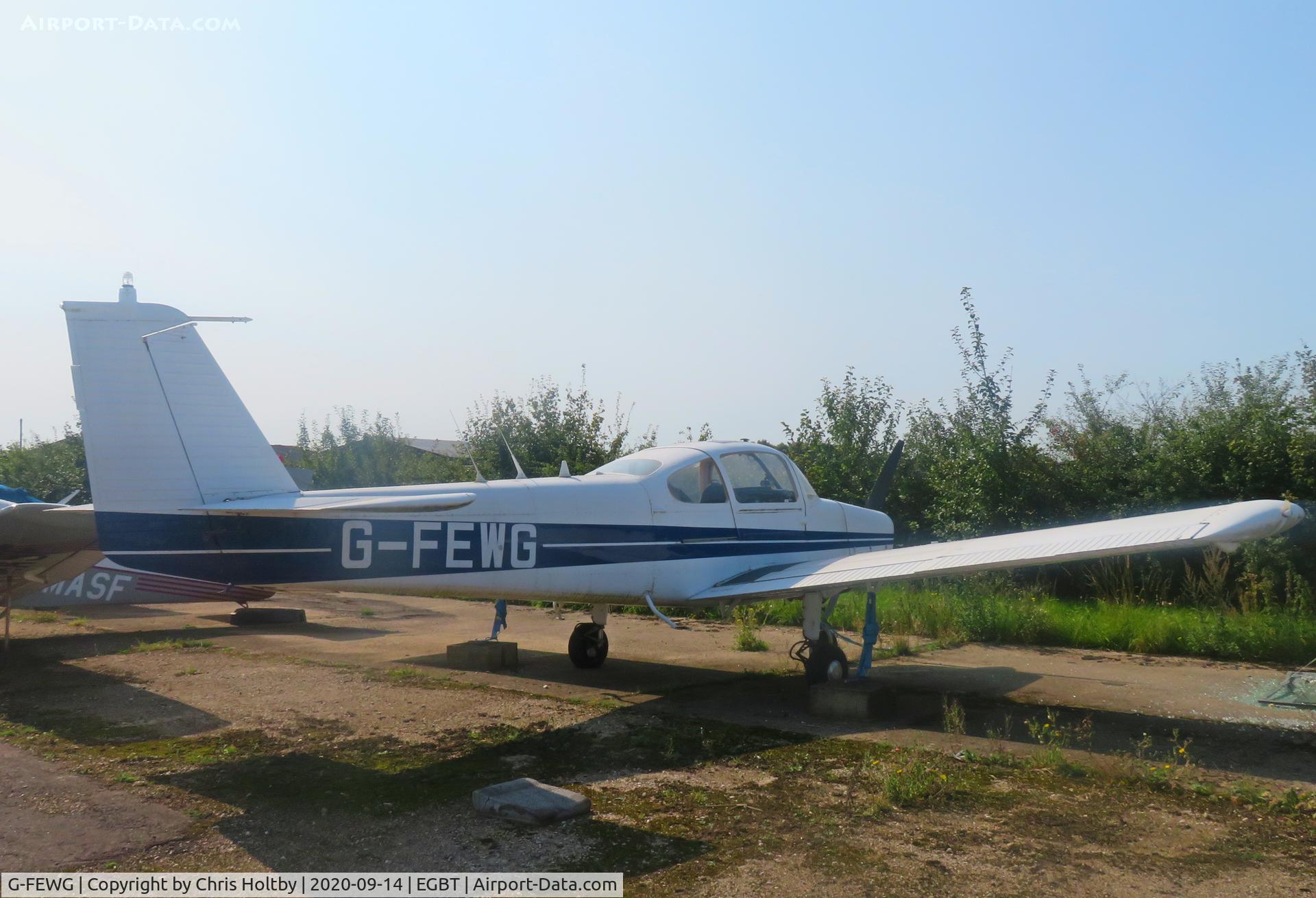 G-FEWG, 1973 Fuji FA-200-160 Aero Subaru C/N 232, 1973 Aero Subaru parked next to a couple of 'works in progress' inc. G-MASF outside the hangar at Turweston, Bucks