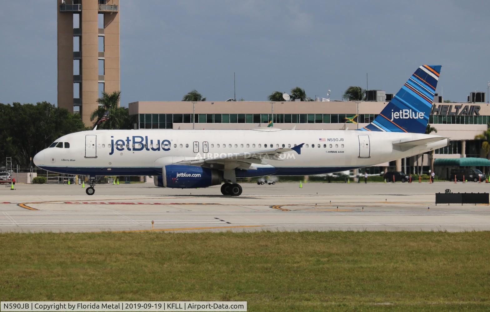 N590JB, 2004 Airbus A320-232 C/N 2231, FLL 2019
