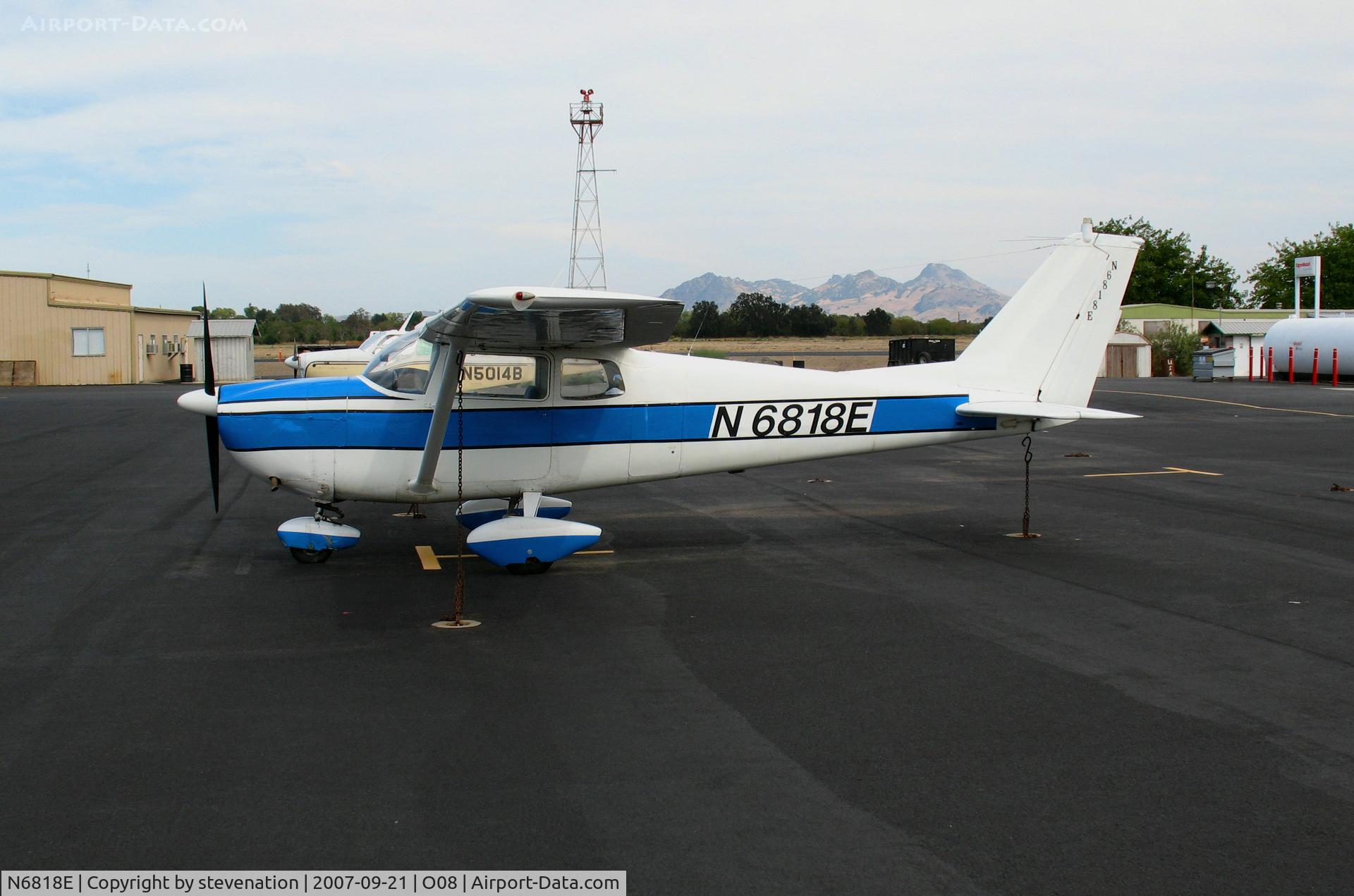 N6818E, 1959 Cessna 175A Skylark C/N 56318, Locally-Based 1959 Cessna 175A Skylark @ Colusa County Airport, CA (sold to new owner in Anderson, IN 27.03.15)