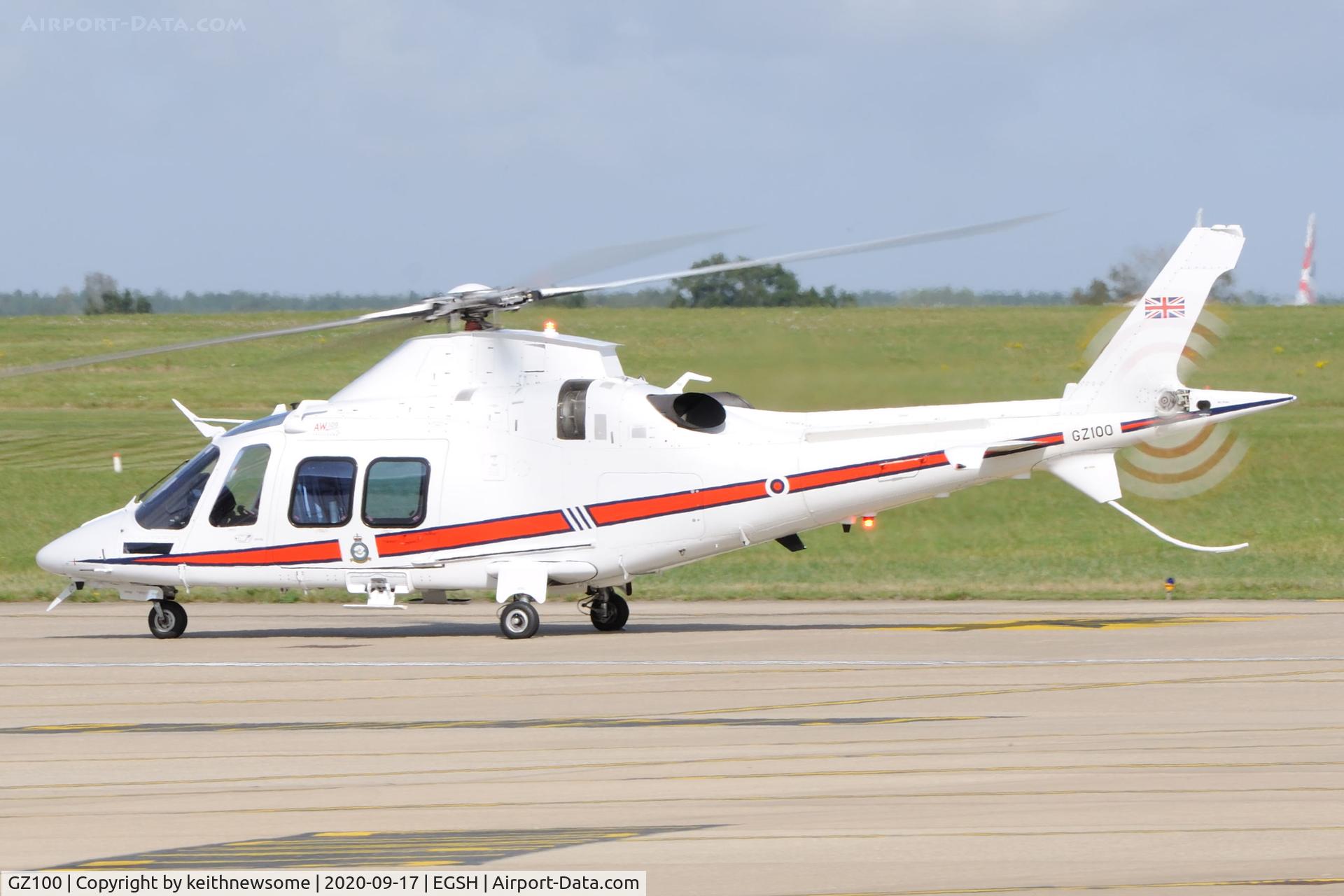 GZ100, 2015 AgustaWestland AW-109SP Grand New C/N 22347, Arriving at Norwich.