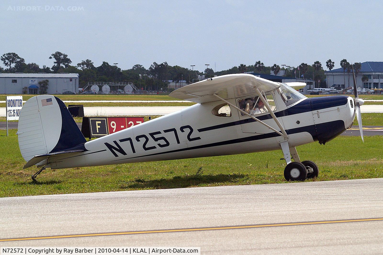N72572, 1946 Cessna 120 C/N 9742, N72572   Cessna 120 [9742] Lakeland-Linder~N 14/04/2010