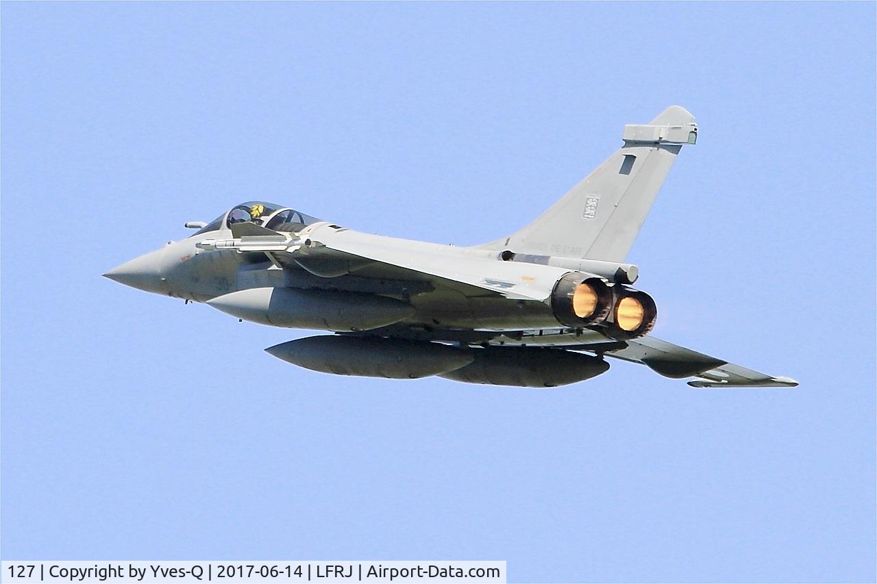 127, Dassault Rafale C C/N 127, Dassault Rafale C, Climbing from rwy 26 , Landivisiau Naval Air Base (LFRJ) Tiger Meet 2017