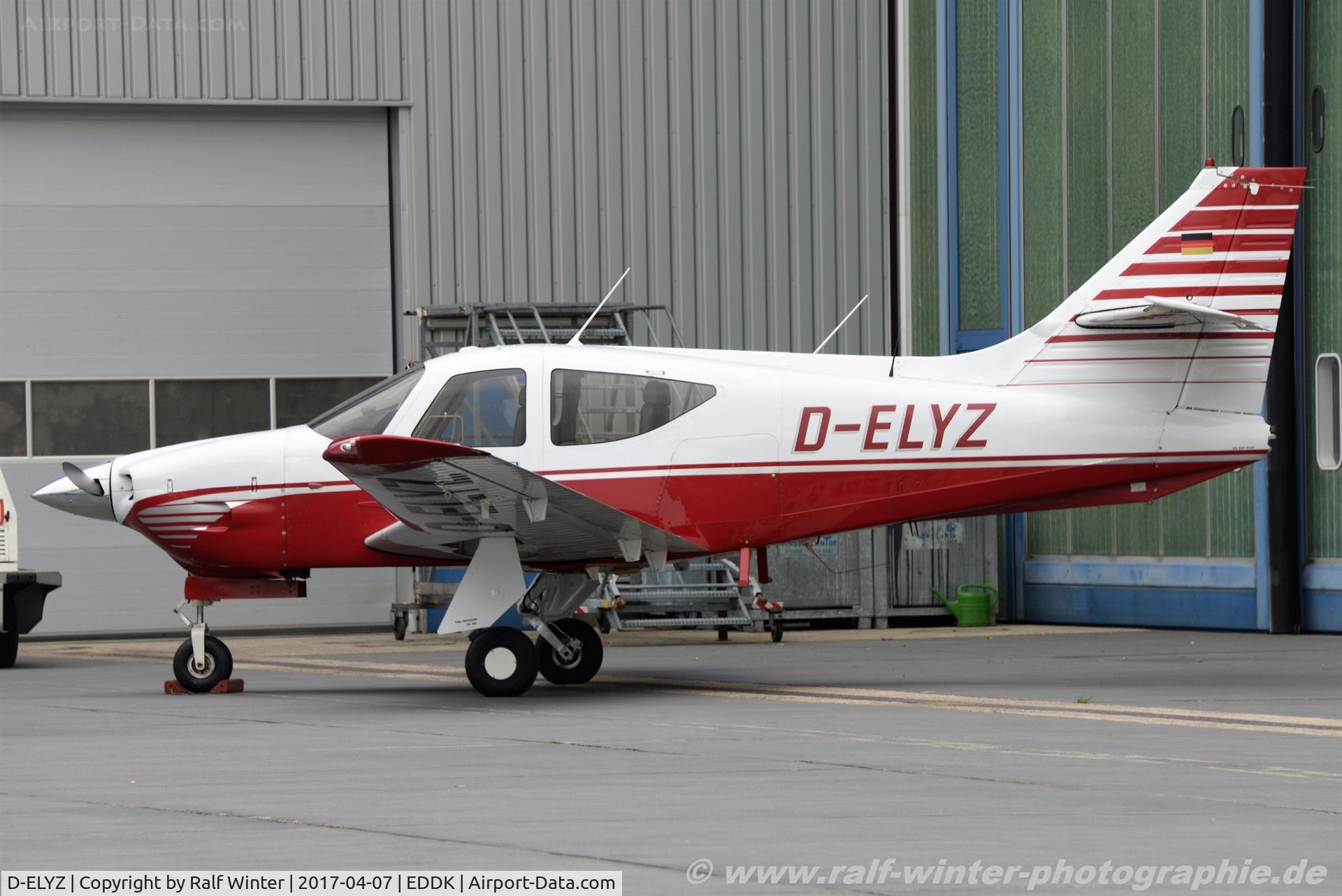 D-ELYZ, Rockwell International 112 Commander C/N 53, Rockwell Commander 112 - Private - 53 - D-ELYZ - 07.04.2017 - CGN