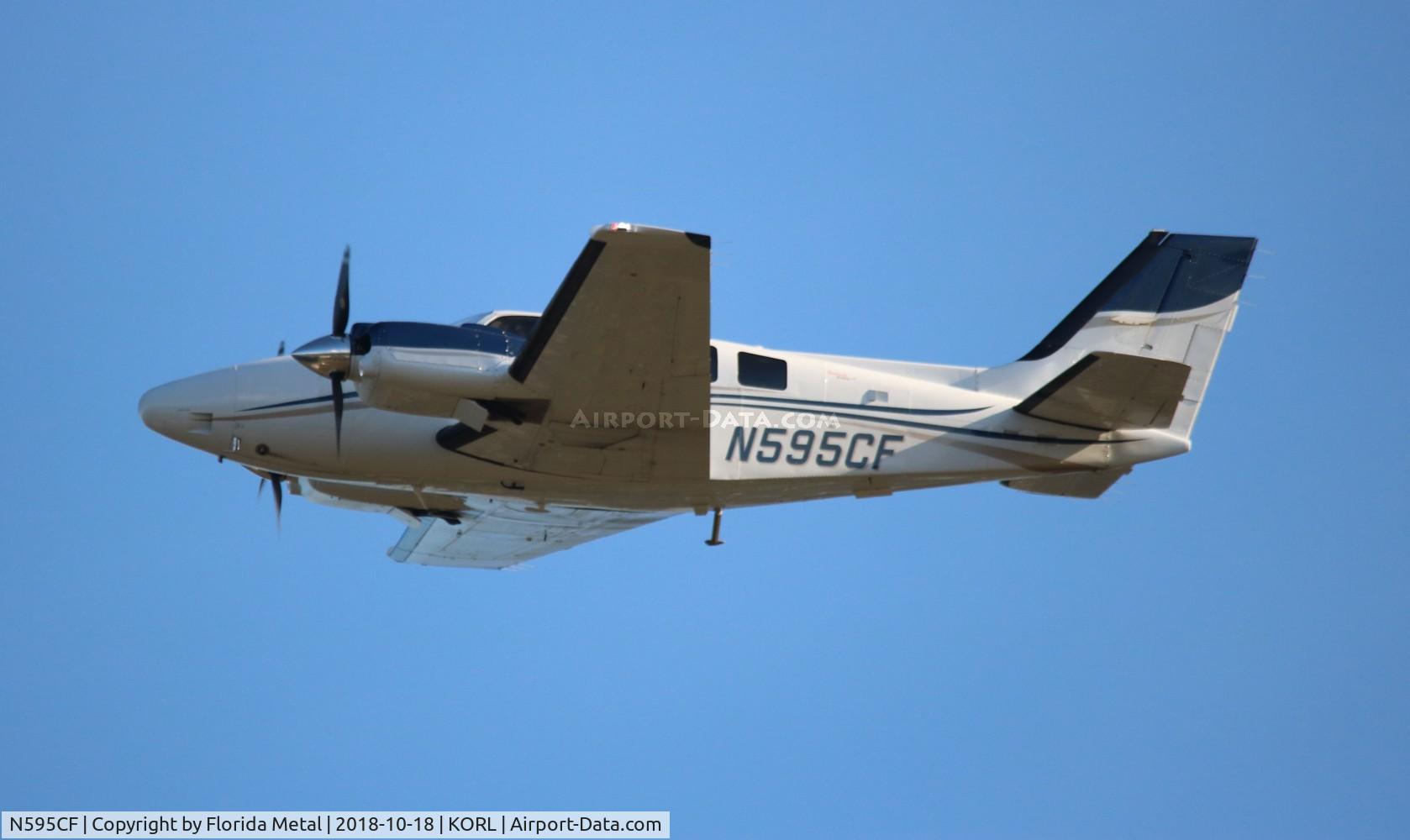 N595CF, 2012 Hawker Beechcraft Corp G58 Baron C/N TH-2346, NBAA 2018