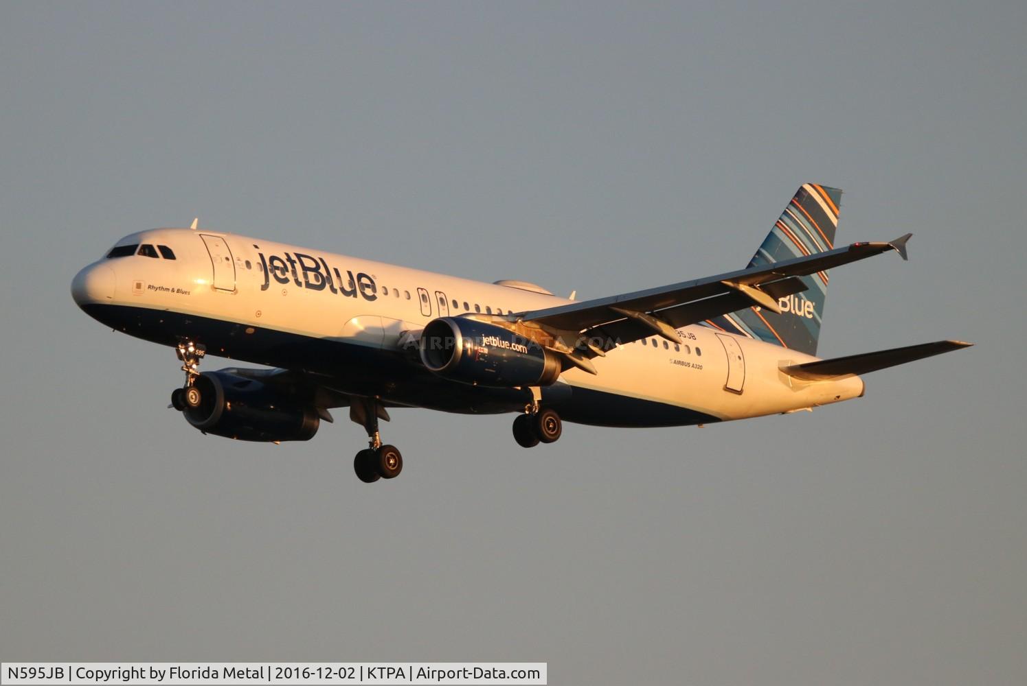 N595JB, 2004 Airbus A320-232 C/N 2286, TPA 2016