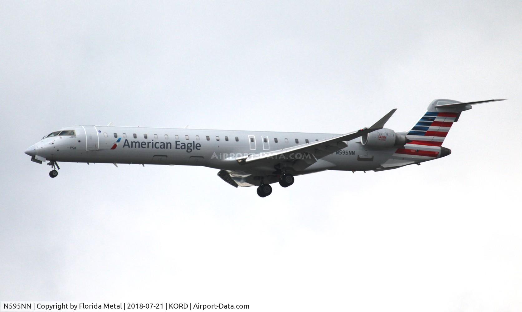 N595NN, 2016 Bombardier CRJ-900 (CL-600-2D24) C/N 15408, ORD 2018