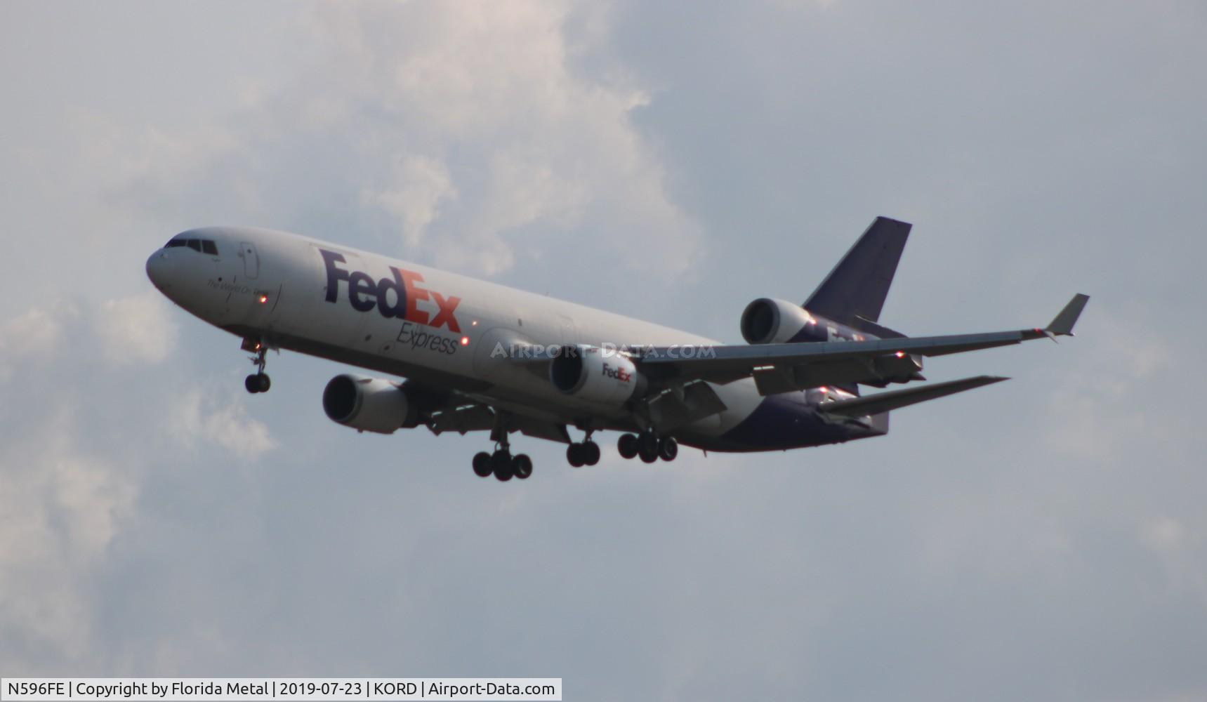 N596FE, 1993 McDonnell Douglas MD-11F C/N 48554, ORD 2019