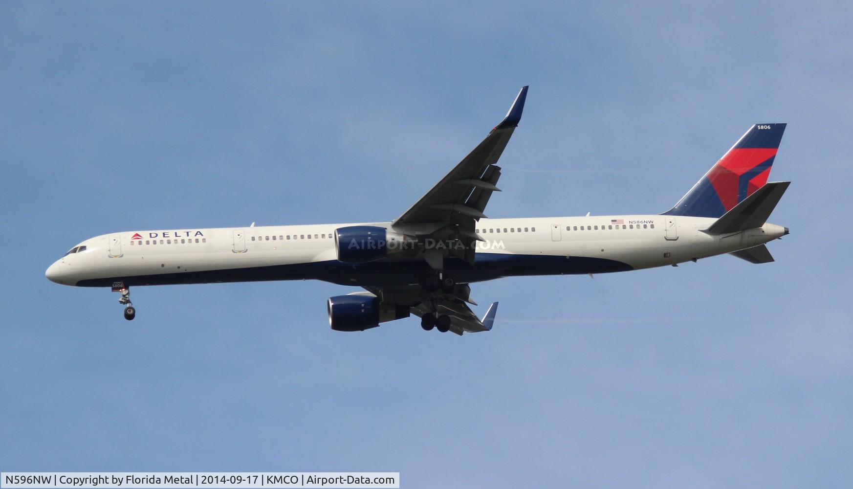 N596NW, 2003 Boeing 757-351 C/N 32996, MCO 2014
