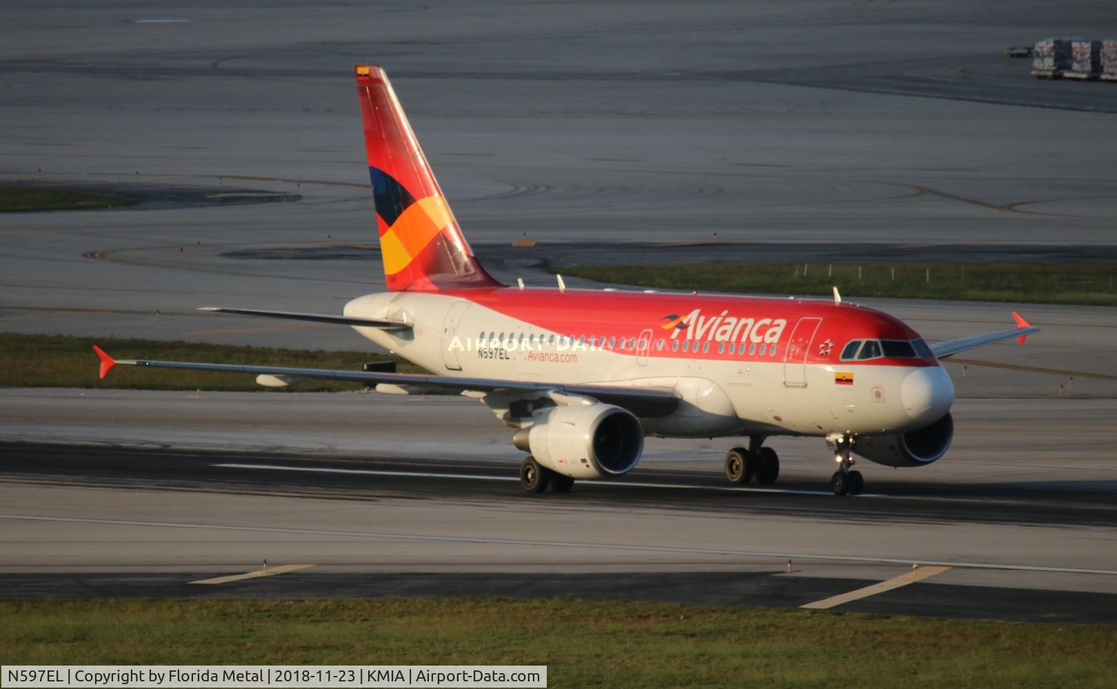 N597EL, 2005 Airbus A318-111 C/N 2544, MIA 2018