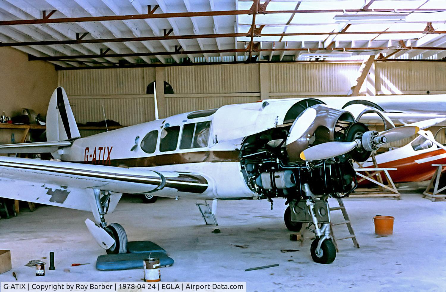 G-ATIX, Nord 1101 Noralpha C/N 154, G-ATIX   SNCAN N.1101 Noralpha [154] Bodmin~G 24/04/1978