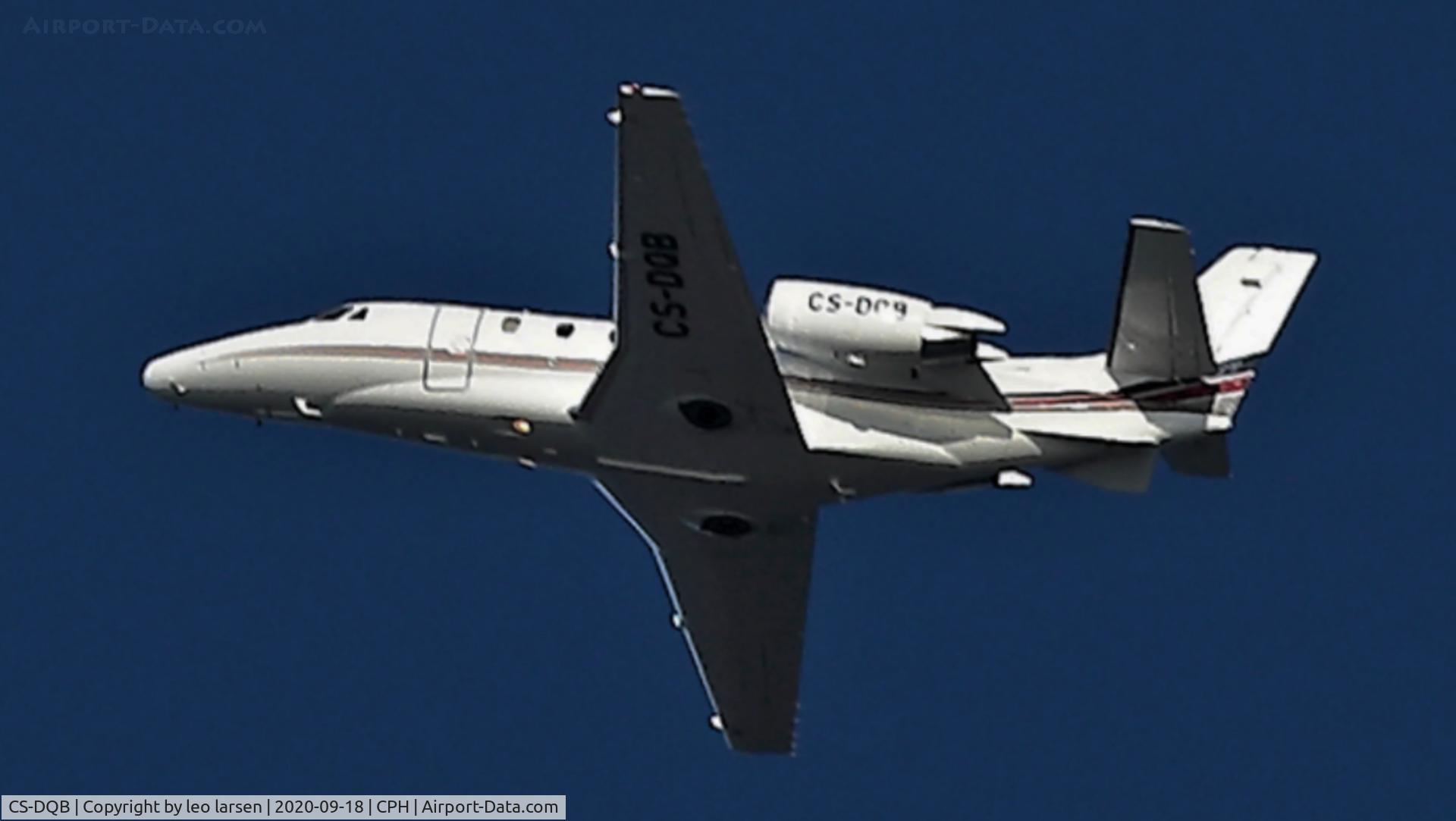 CS-DQB, 2008 Cessna 560XL Citation XLS C/N 560-5803, Copenhagen 18.9.2020