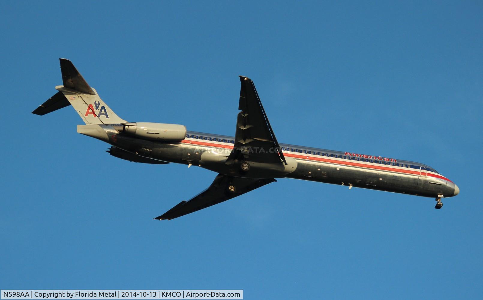 N598AA, 1992 McDonnell Douglas MD-83 (DC-9-83) C/N 53288, MCO 2014