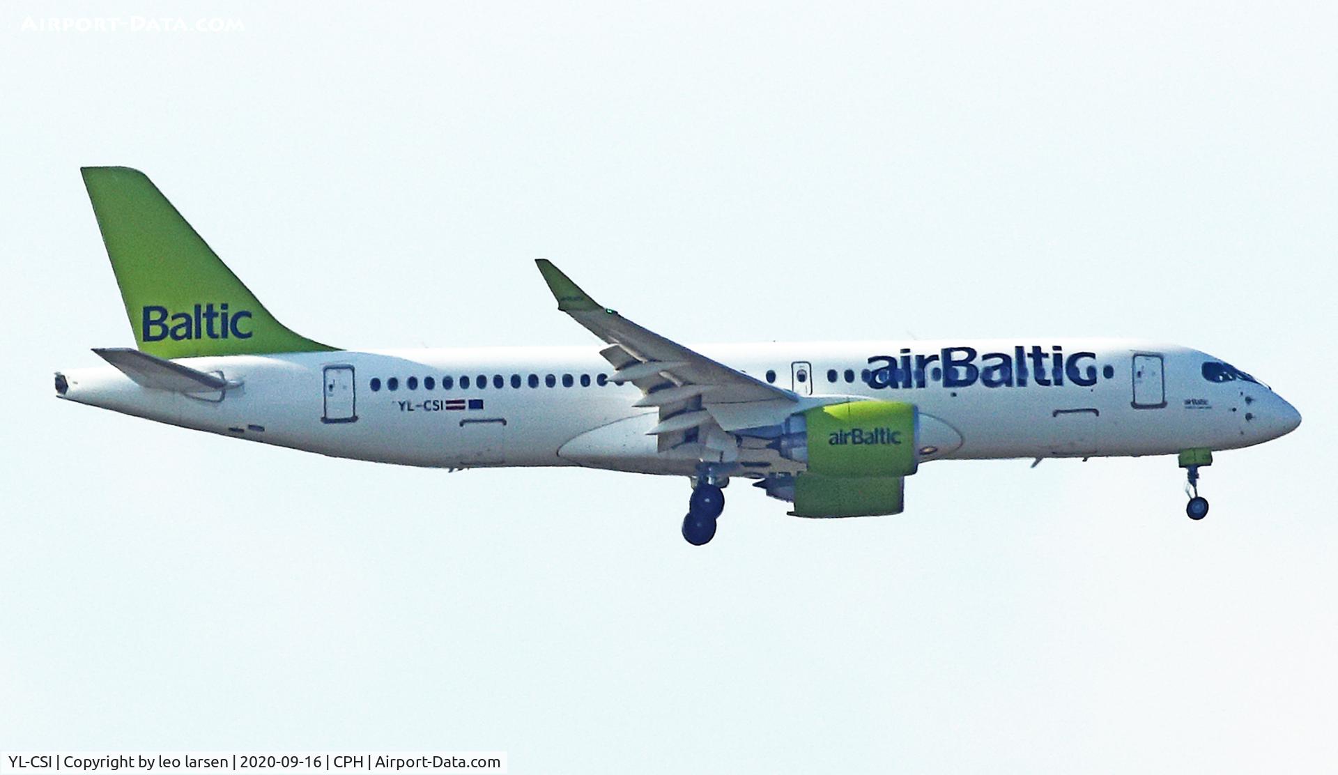 YL-CSI, 2018 Bombardier CSeries CS300 (BD-500-1A11) C/N 55034, Copenhagen 16.9.2020