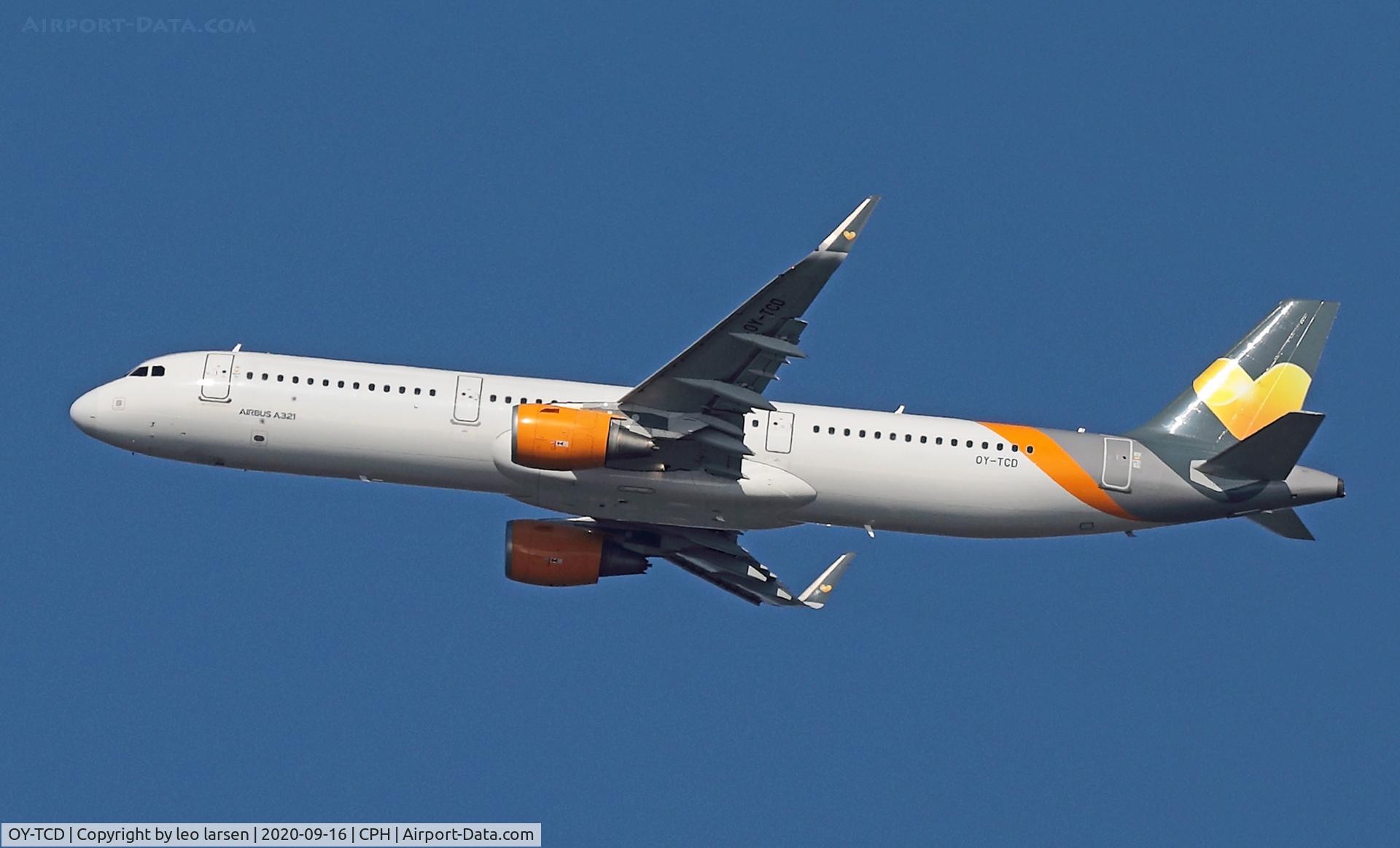 OY-TCD, 2014 Airbus A321-211 C/N 6314, Copenhagen 16.9.2020