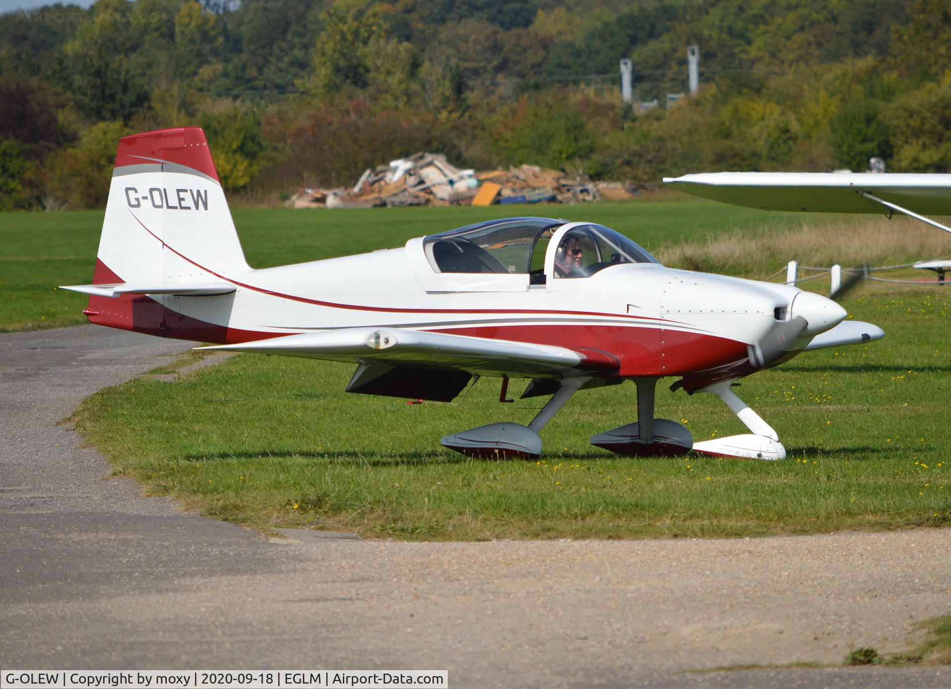 G-OLEW, 2006 Vans RV-7A C/N 71629, Vans RV-7A at White Waltham.
