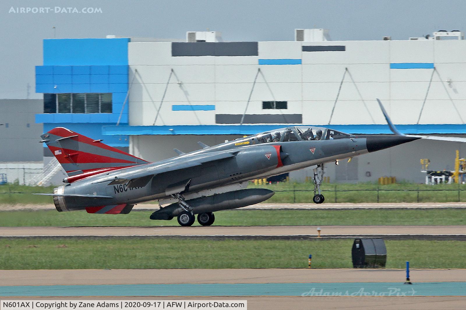 N601AX, Dassault Mirage F.1B C/N 502, ATAC Mirage landing at Alliance Airport - Fort Worth, TX