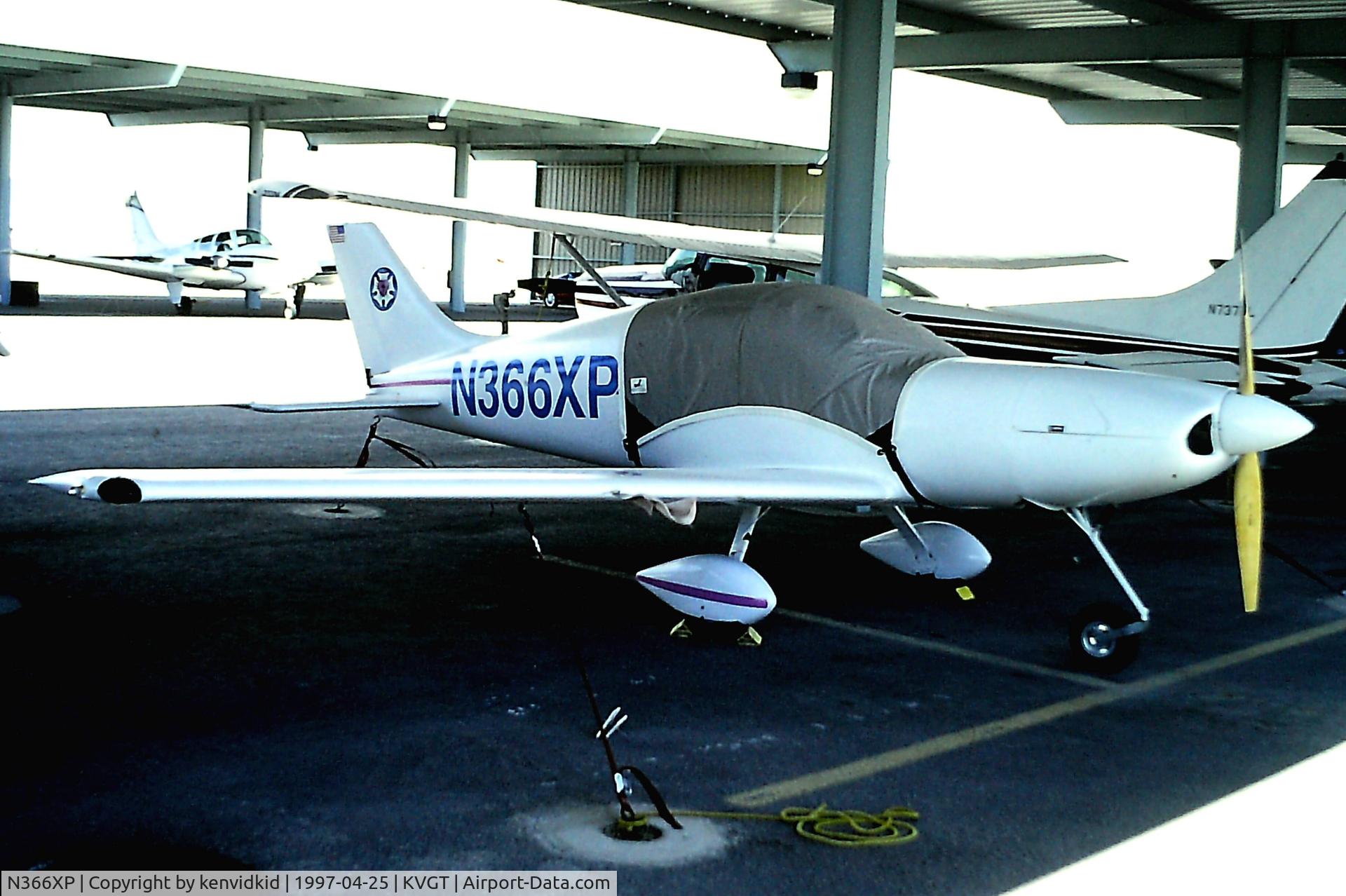 N366XP, 1966 Brunker J Patrick XP C/N 366, At North Las Vegas Airport prior to attending the Golden Air Tattoo at Nellis.