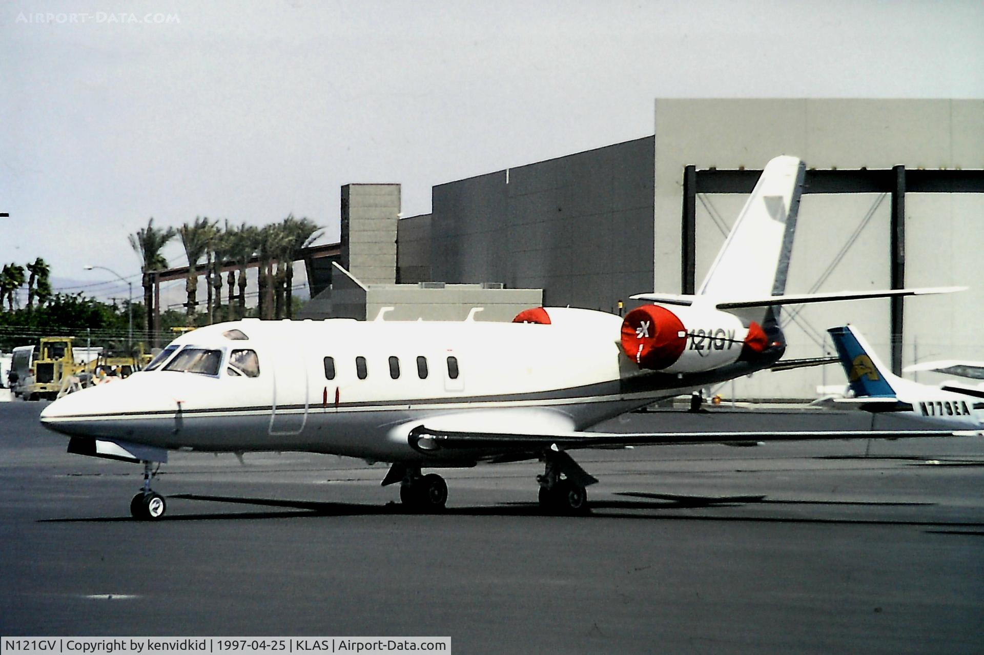N121GV, 1996 Israel Aircraft Industries IAI-1125A Astra SPX C/N 082, At Las Vegas McCarran Airport prior to attending the Golden Air Tattoo at Nellis.