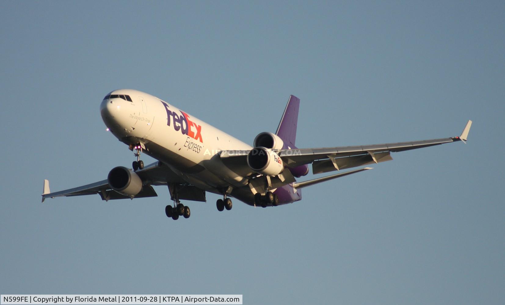 N599FE, 1993 McDonnell Douglas MD-11F C/N 48598, TPA 2011