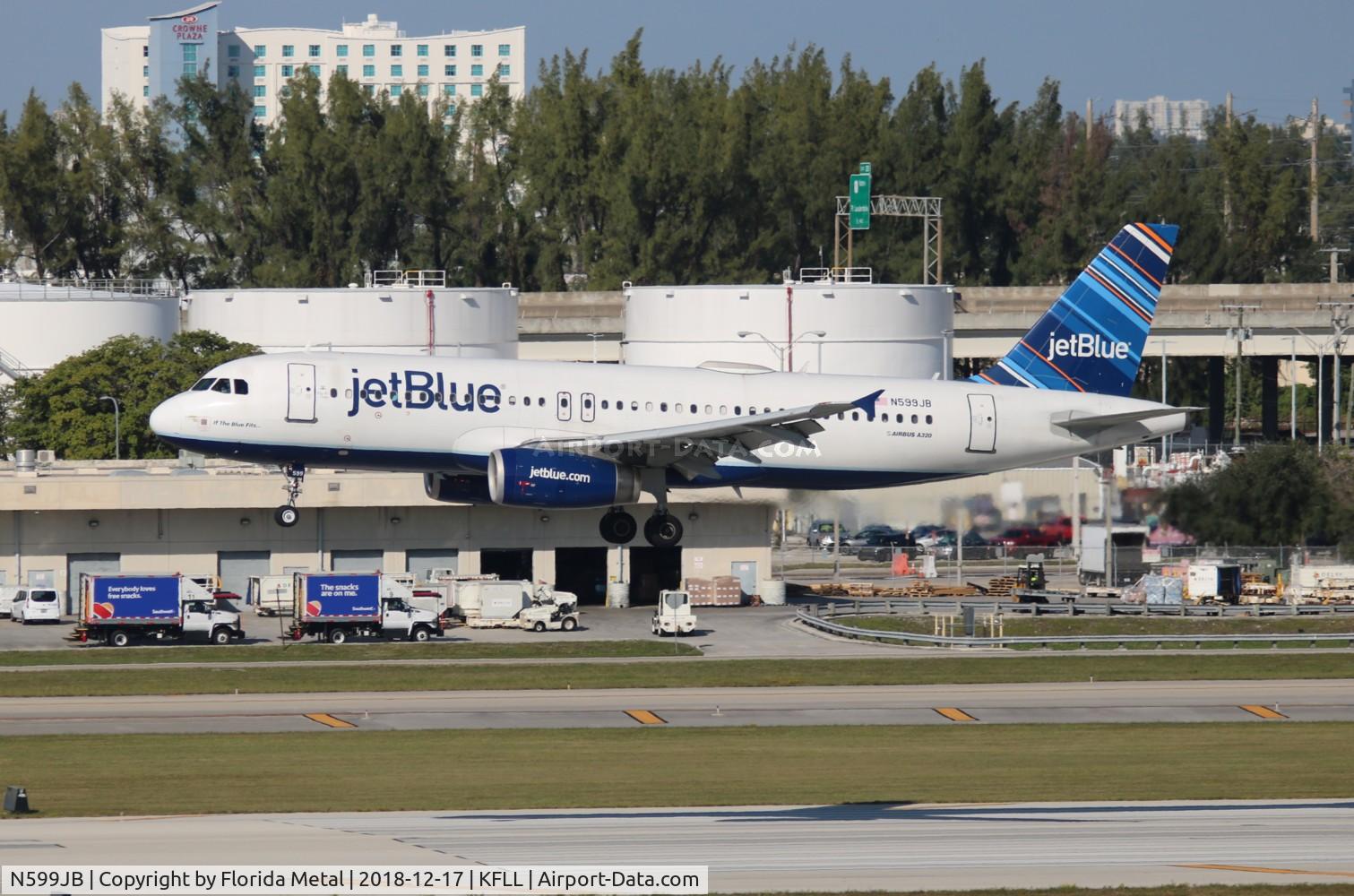 N599JB, 2004 Airbus A320-232 C/N 2336, FLL 2018