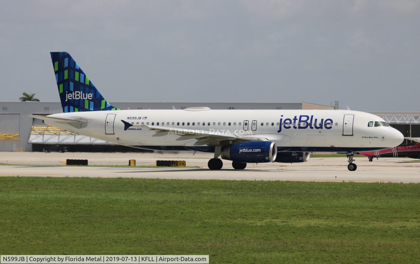 N599JB, 2004 Airbus A320-232 C/N 2336, FLL 2019