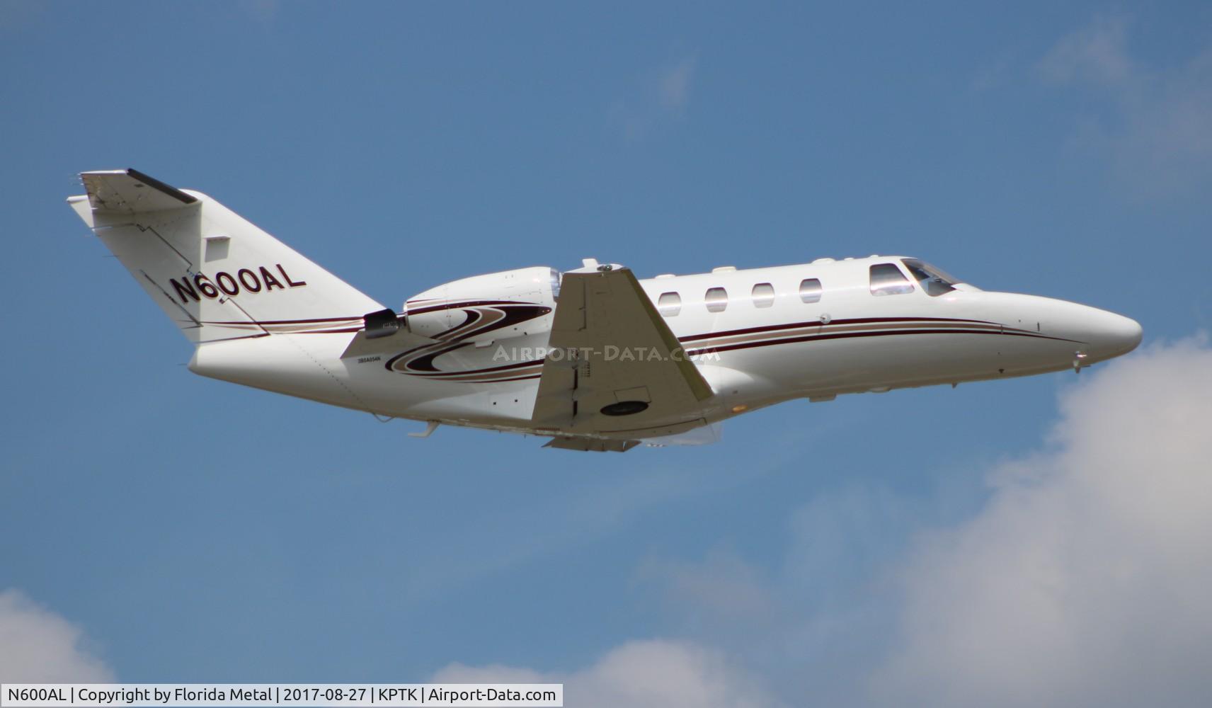 N600AL, 2000 Cessna 525 CitationJet CJ1 C/N 525-0383, PTK 2017