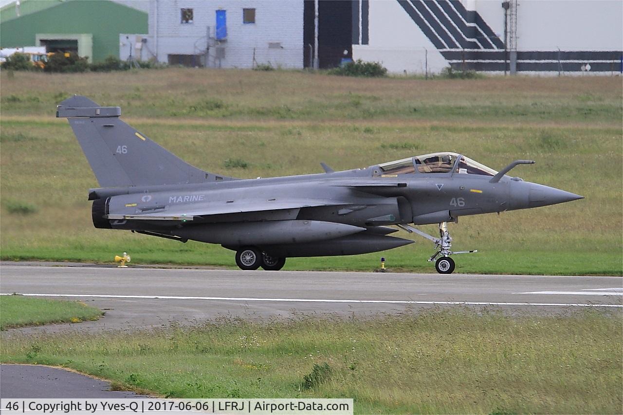 46, 2016 Dassault Rafale M C/N 46, Dassault Rafale M, Taxiing to flight line, Landivisiau Naval Air Base (LFRJ) Tiger Meet 2017