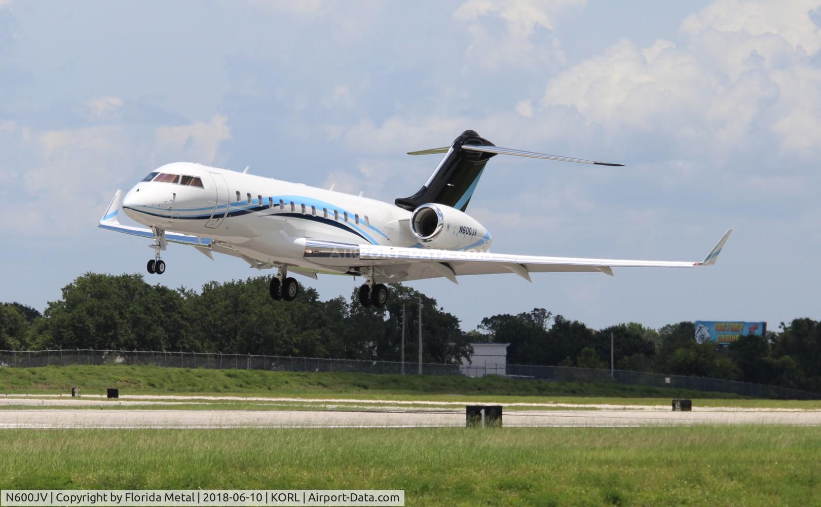 N600JV, 2014 Bombardier BD-700-1A10 Global 6000 C/N 9664, ORL 2018
