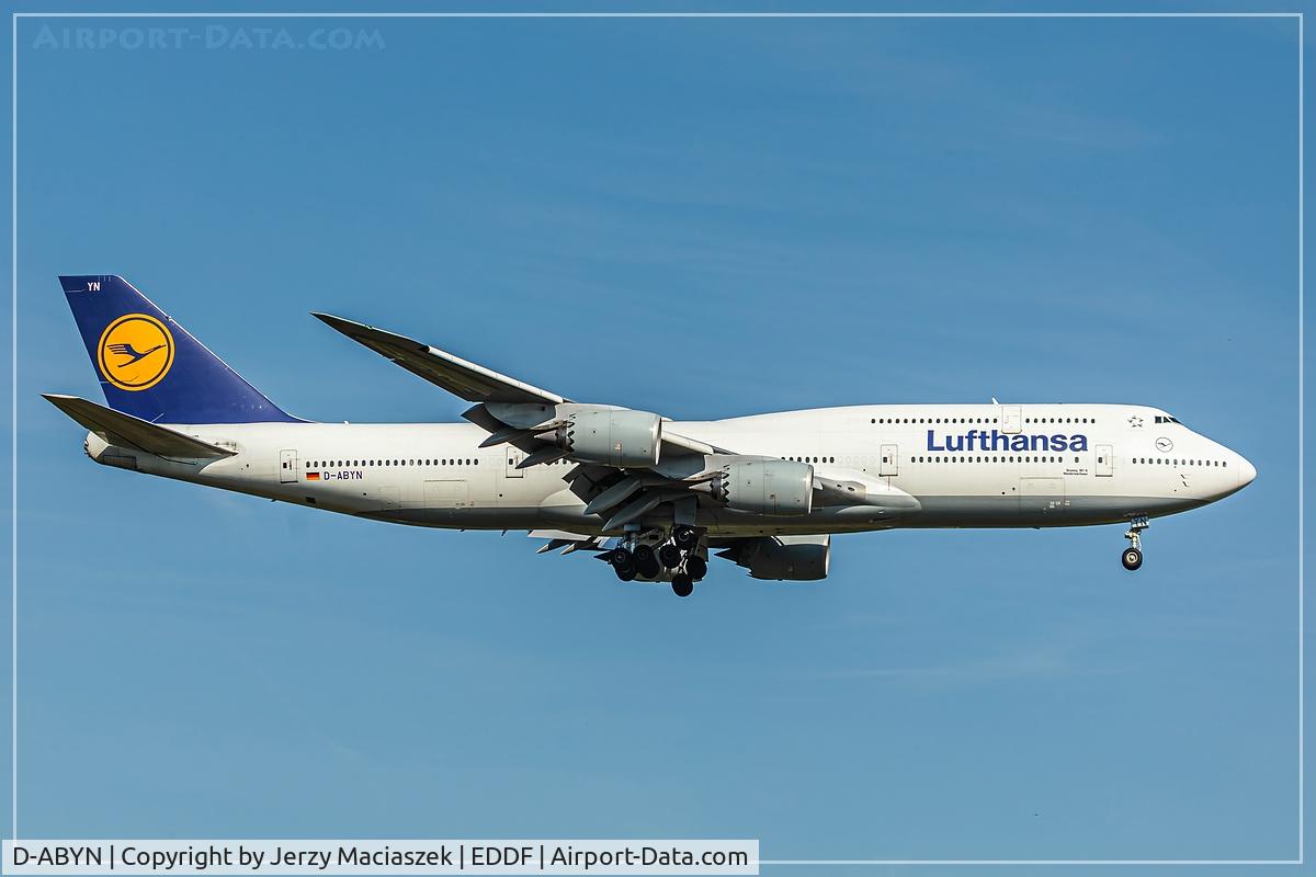 D-ABYN, 2014 Boeing 747-830 C/N 37838, Niedersachsen), 2014 Boeing 747-830,