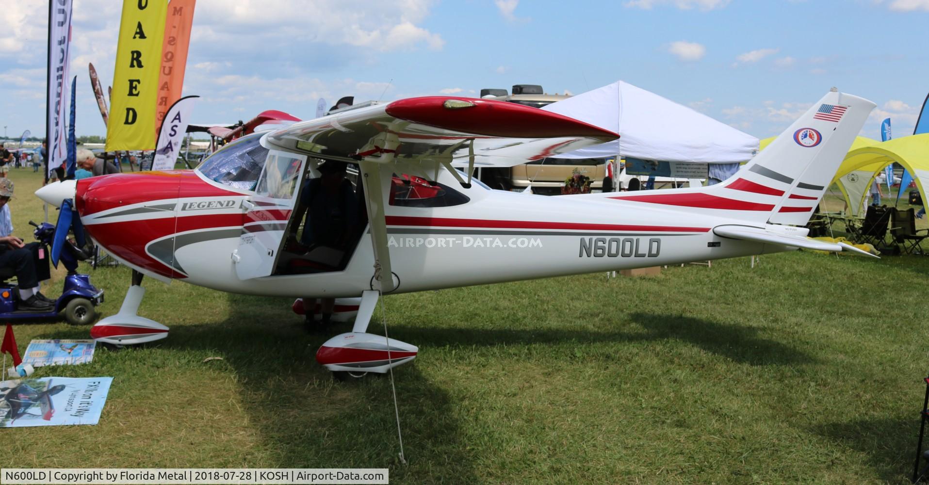N600LD, 2016 Aeropilot Legend 600 C/N 1531, OSH 2018