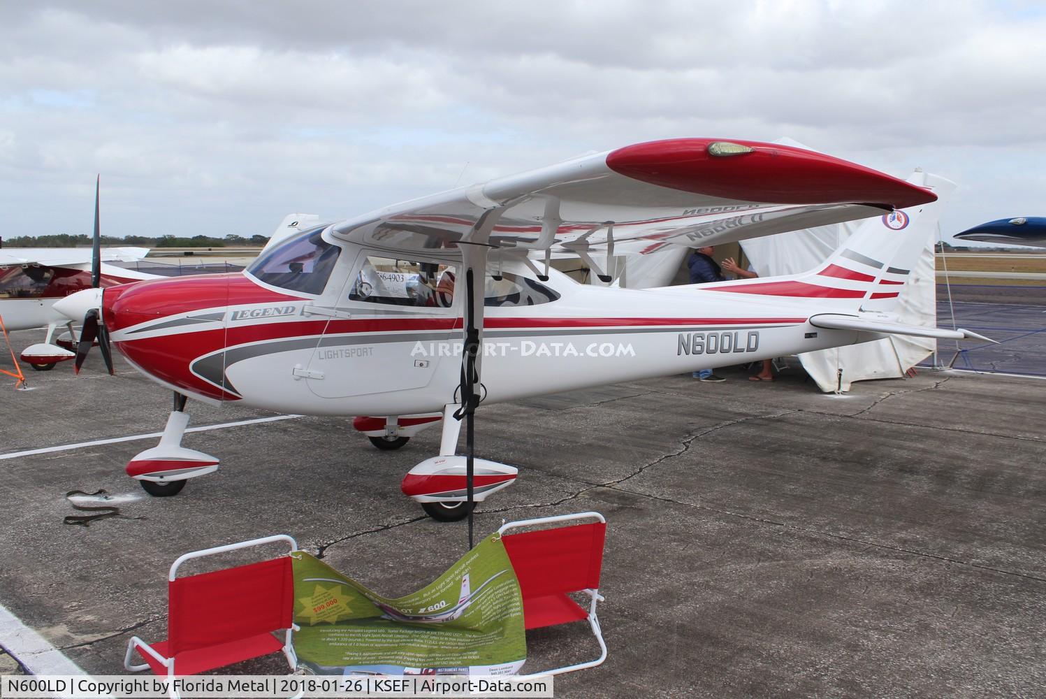 N600LD, 2016 Aeropilot Legend 600 C/N 1531, Sebring 2018