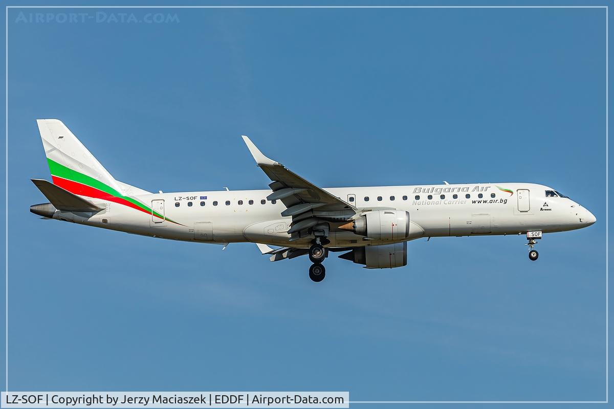 LZ-SOF, 2012 Embraer 190AR (ERJ-190-100IGW) C/N 19000492, Embraer 190AR (ERJ-190-100IGW)