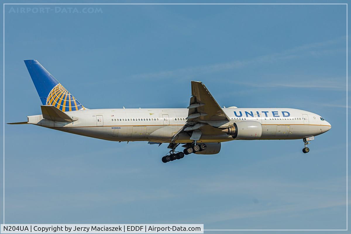 N204UA, 1999 Boeing 777-222/ER C/N 28713, Boeing 777-222/ER,
