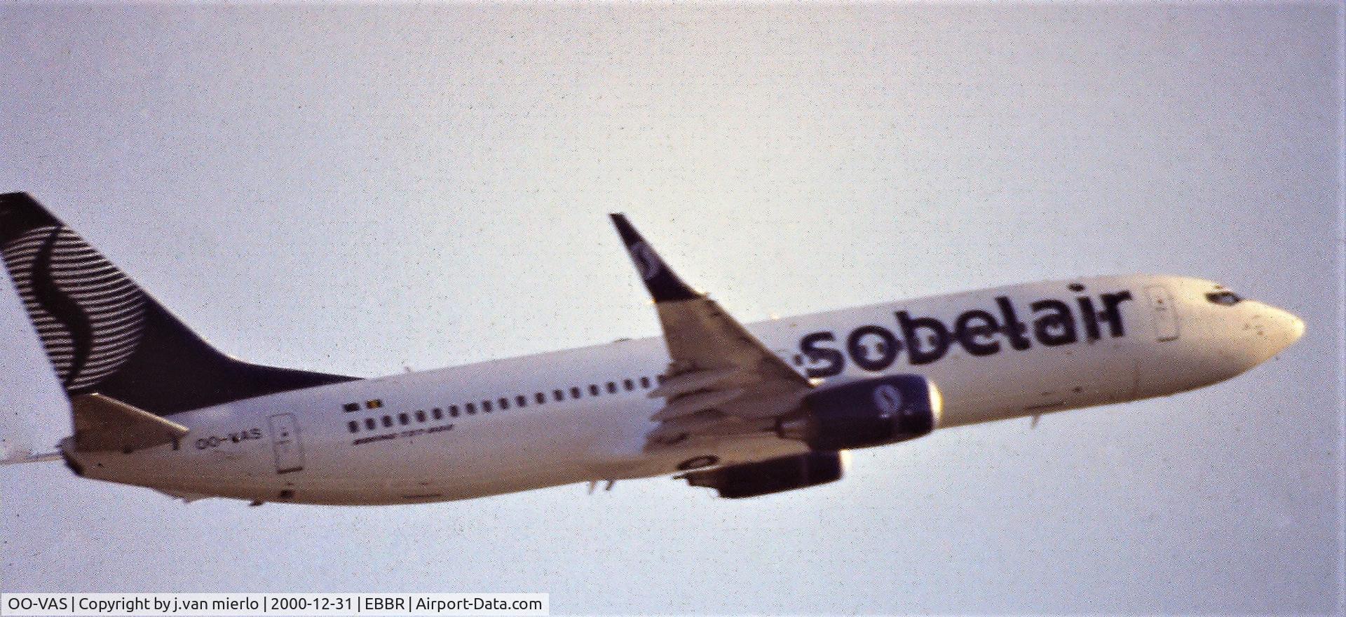 OO-VAS, 1993 Boeing 767-33A C/N 25535, T/O EBBR 25R scan slide