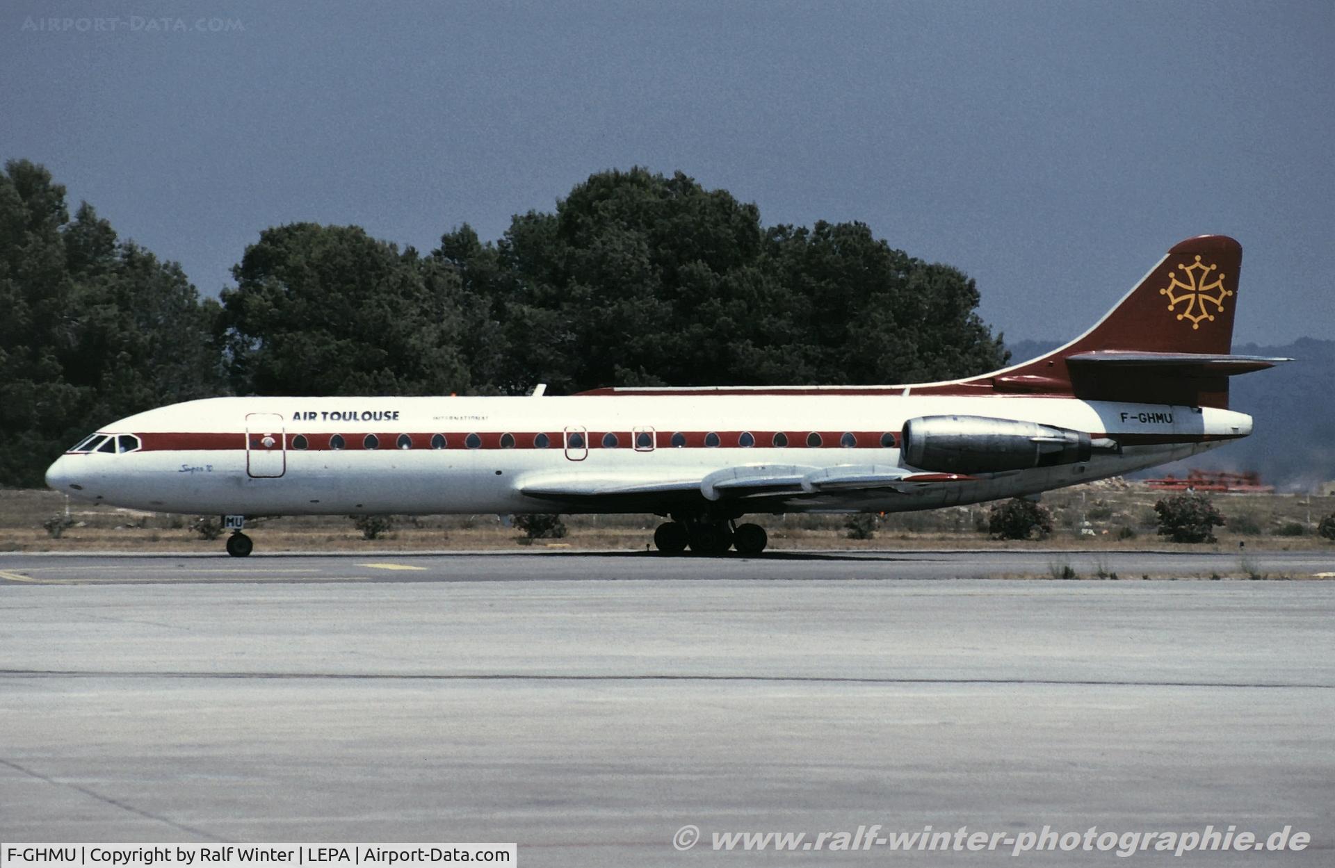 F-GHMU, 1968 Sud Aviation SE-210 Caravelle 10B3 Super B C/N 249, Sud Aviation SE 210 Caravelle 10B3 - SH TLE Air Toulouse International - 249 - F-GHMU - PMI - 1994