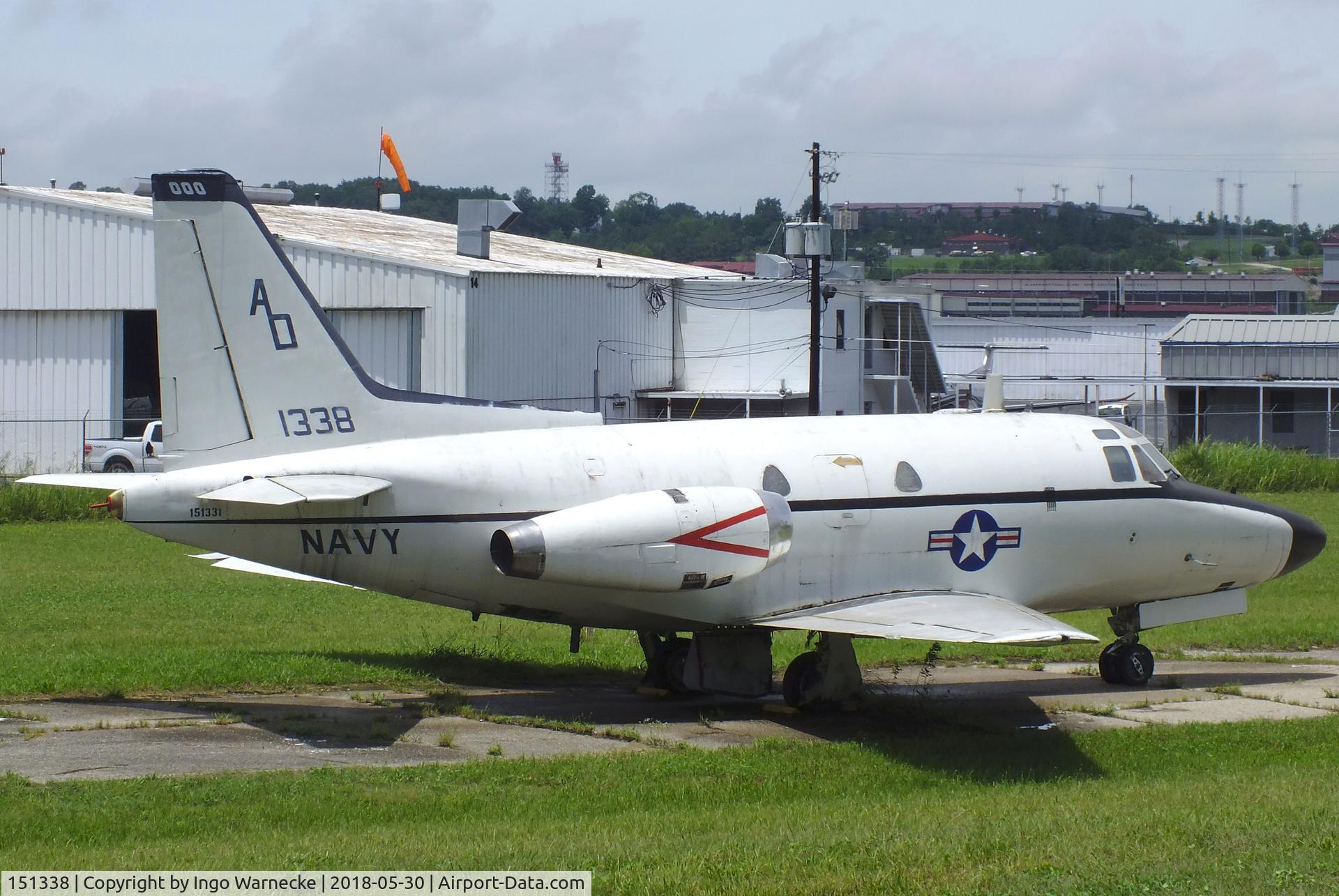 151338, North American T-39D Sabreliner C/N 285-27, North American T-39D Sabreliner at the Southern Museum of Flight, Birmingham AL