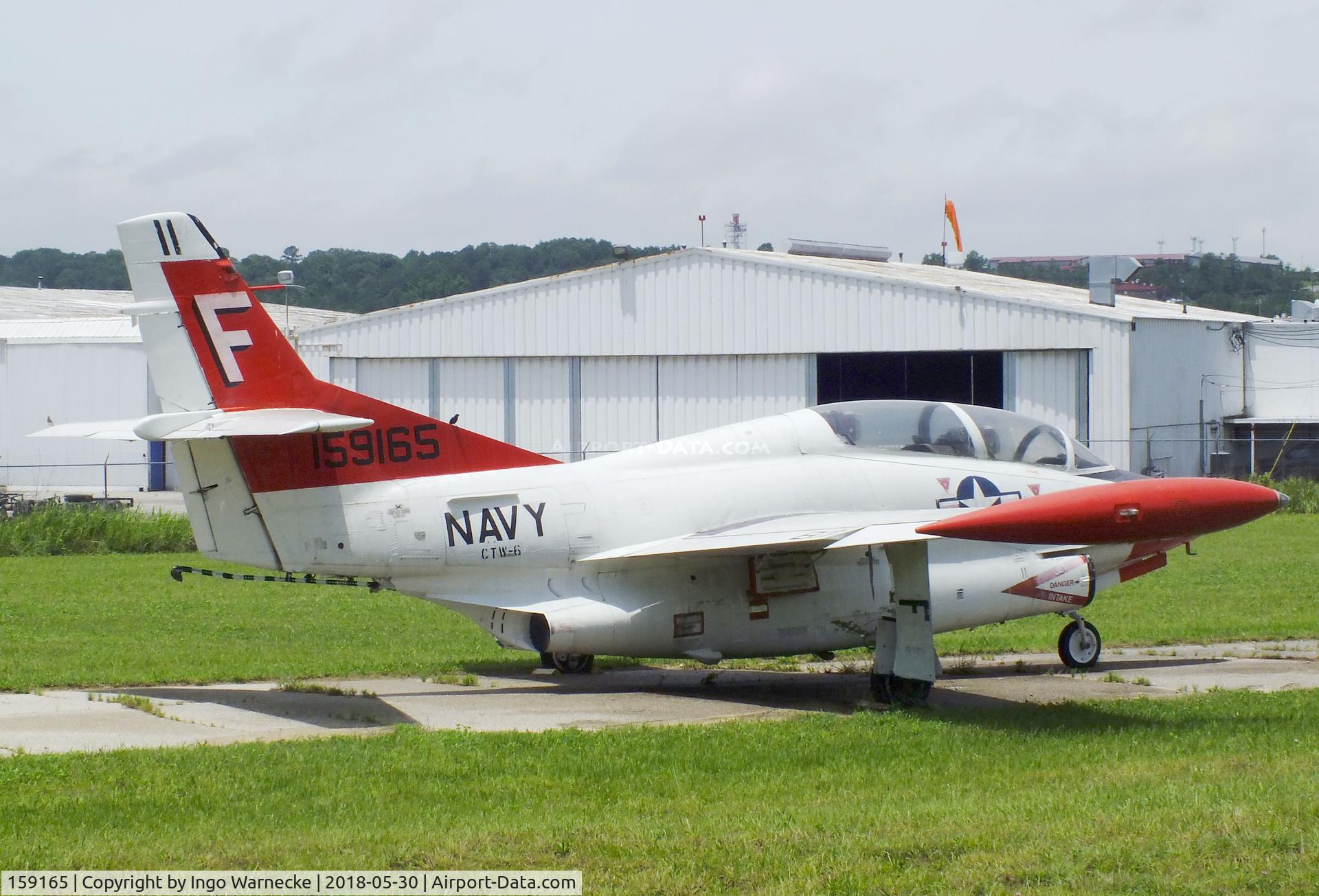 159165, Rockwell T-2C Buckeye C/N 367-16, North American T-2C Buckeye at the Southern Museum of Flight, Birmingham AL