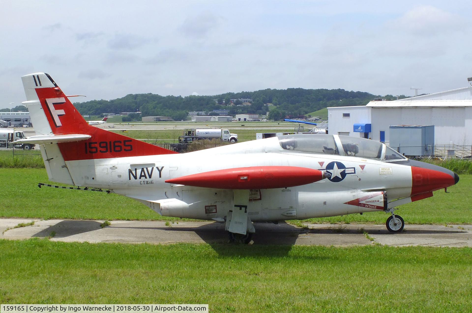 159165, Rockwell T-2C Buckeye C/N 367-16, North American T-2C Buckeye at the Southern Museum of Flight, Birmingham AL