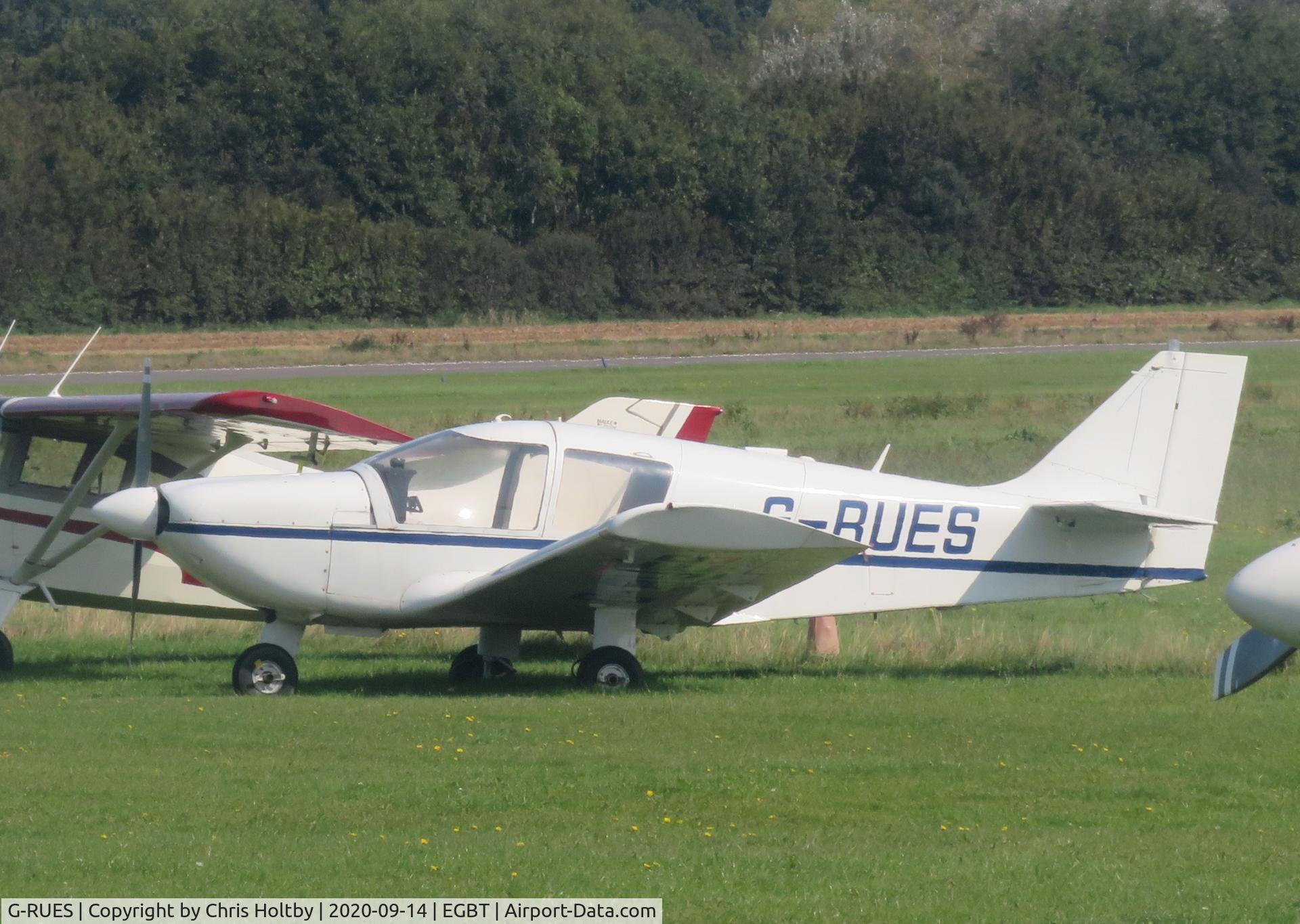 G-RUES, 1973 Robin HR-100-210 Safari C/N 185, Parked at its base in Turweston, Bucks