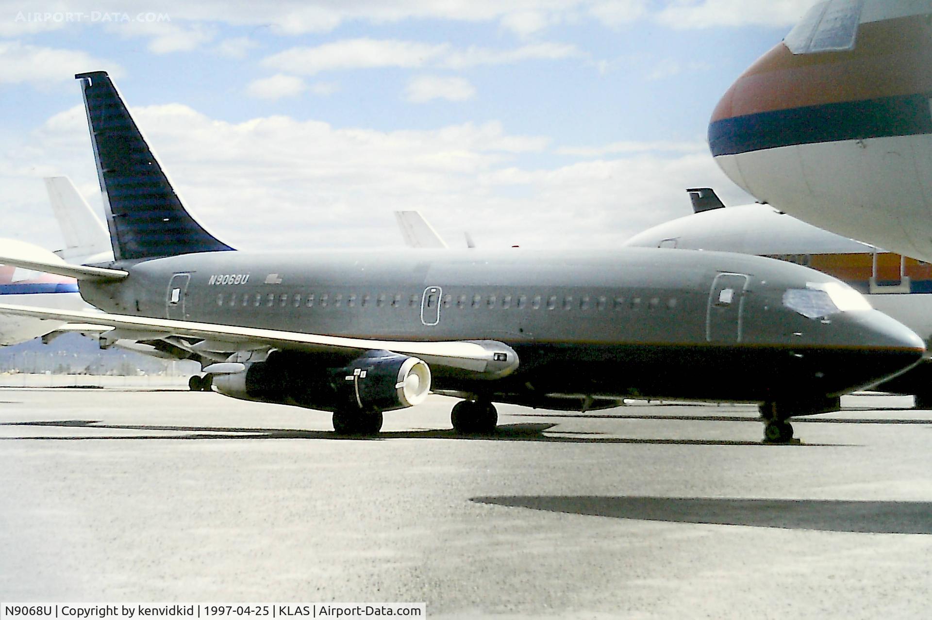 N9068U, 1968 Boeing 737-222 C/N 19949, At Las Vegas McCarran Airport prior to attending the Golden Air Tattoo at Nellis.