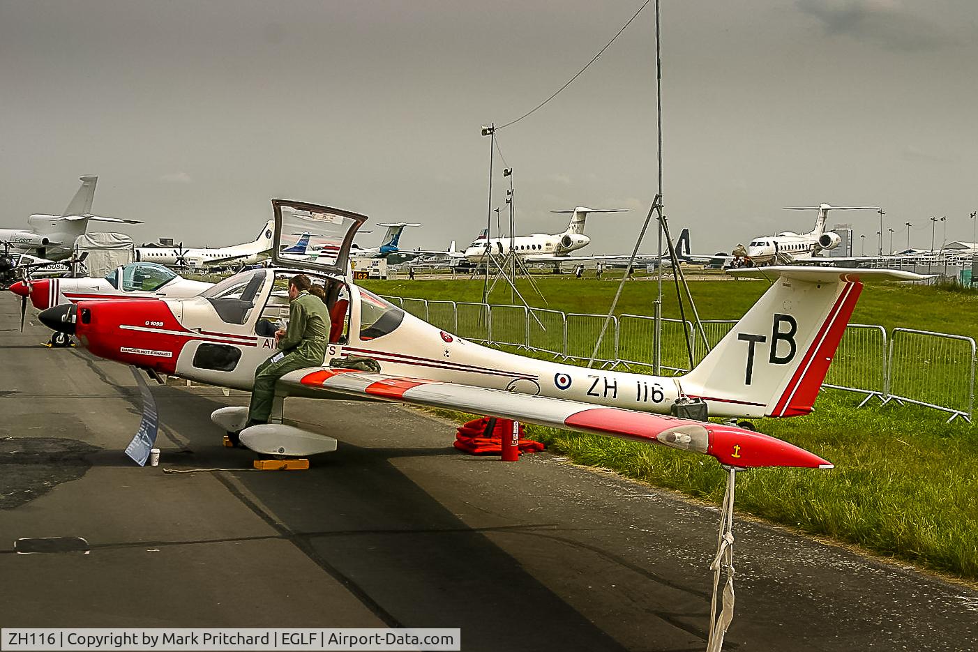 ZH116, Grob G109B Vigilant T.1 C/N 6505, Farnborough Airshow