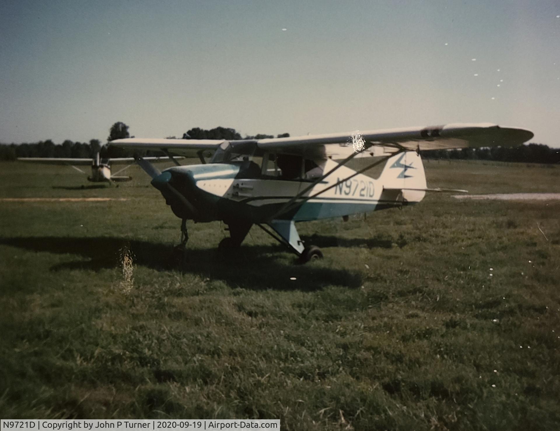 N9721D, 1959 Piper PA-22-150 C/N 22-6638, Taken around 1966 and was owned by a family friend
