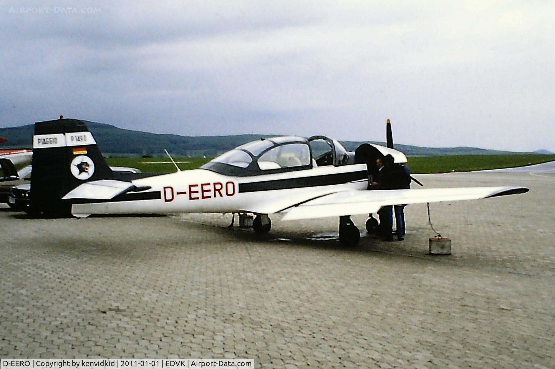 D-EERO, Piaggio P-149D C/N 098, On a tour round Germany circa 1982