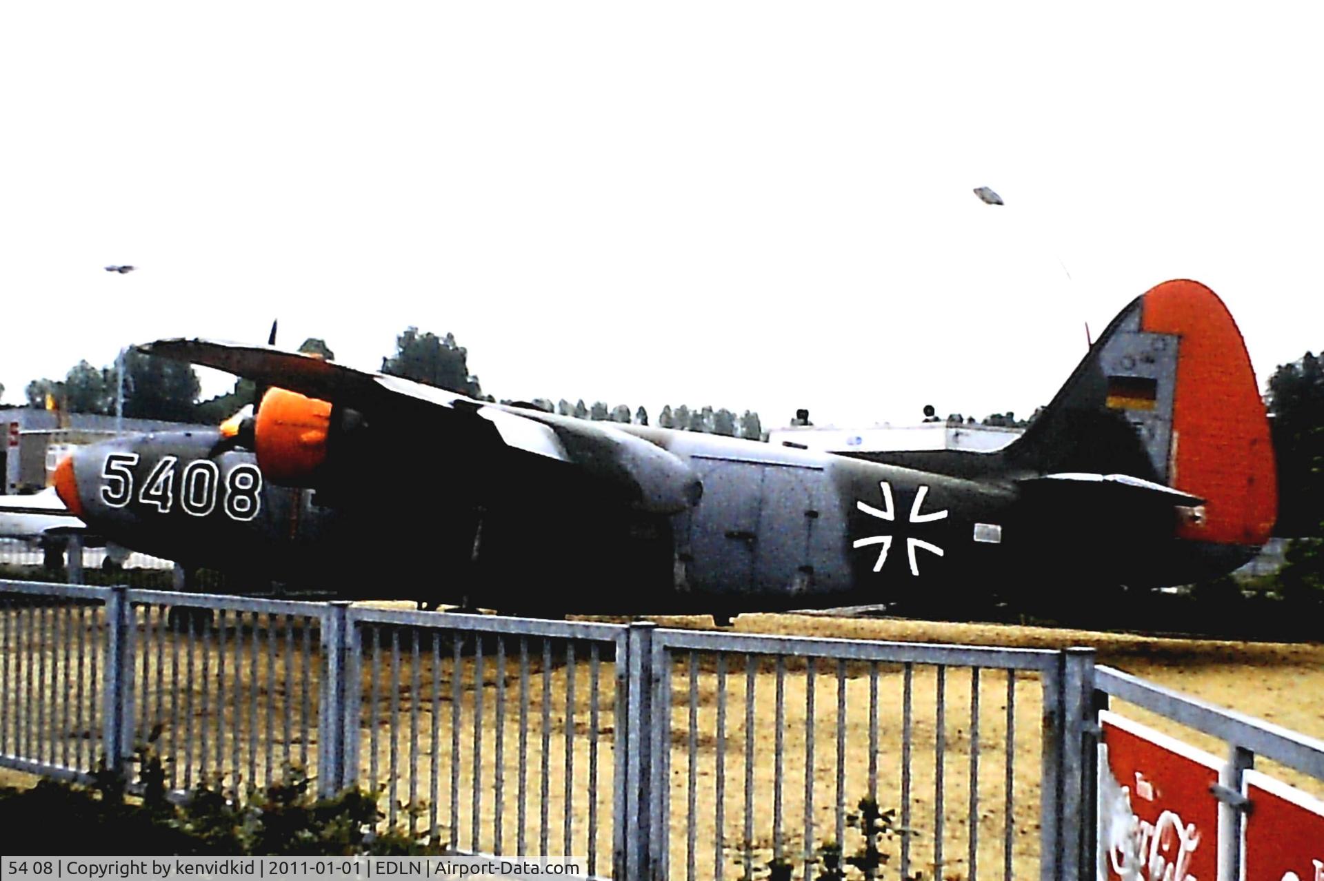 54 08, Hunting Percival P-66 Pembroke C54 C/N PAC/P66/105, On a tour round Germany circa 1982