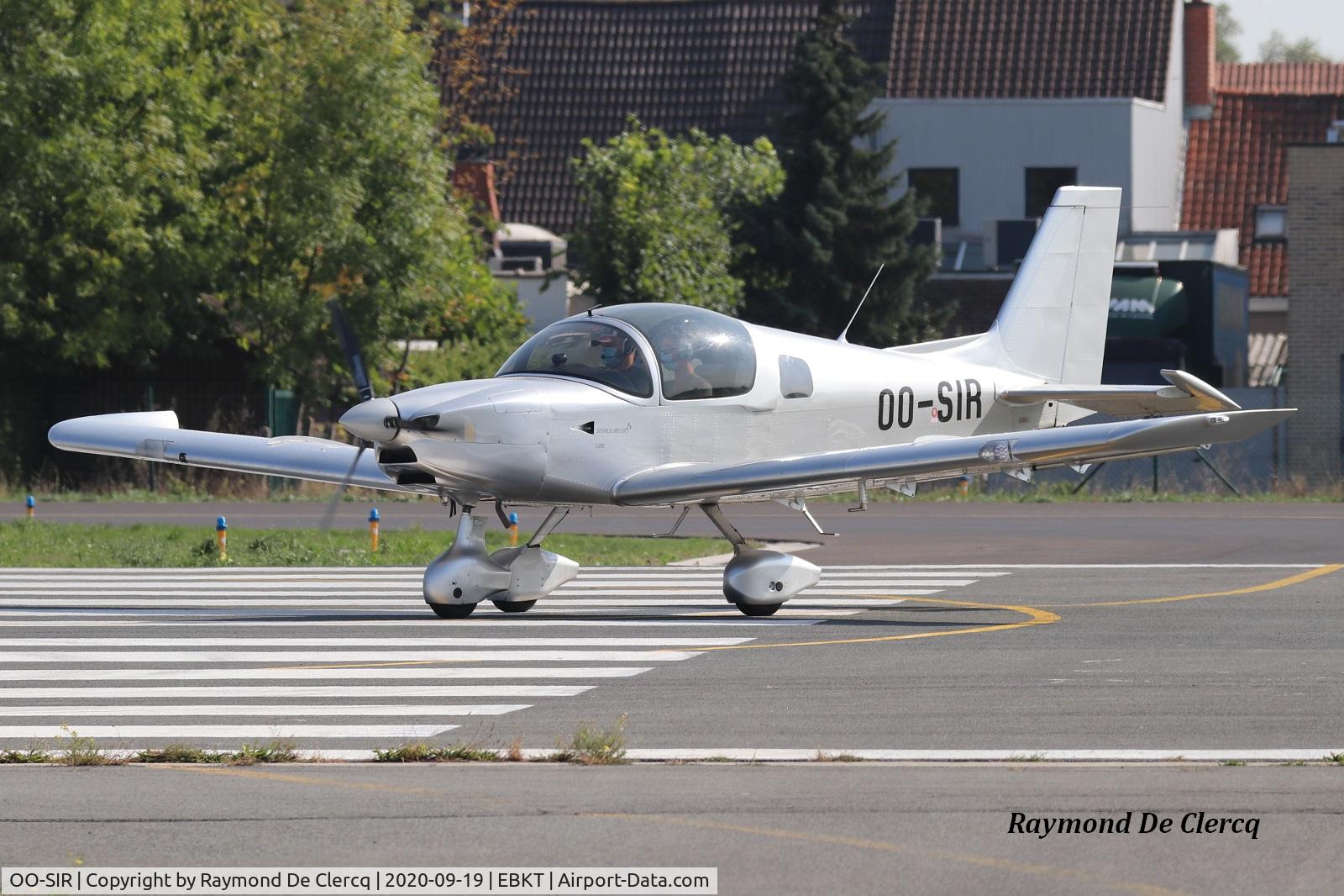 OO-SIR, 2018 Sonaca S200 C/N 002, Lining up for take off.