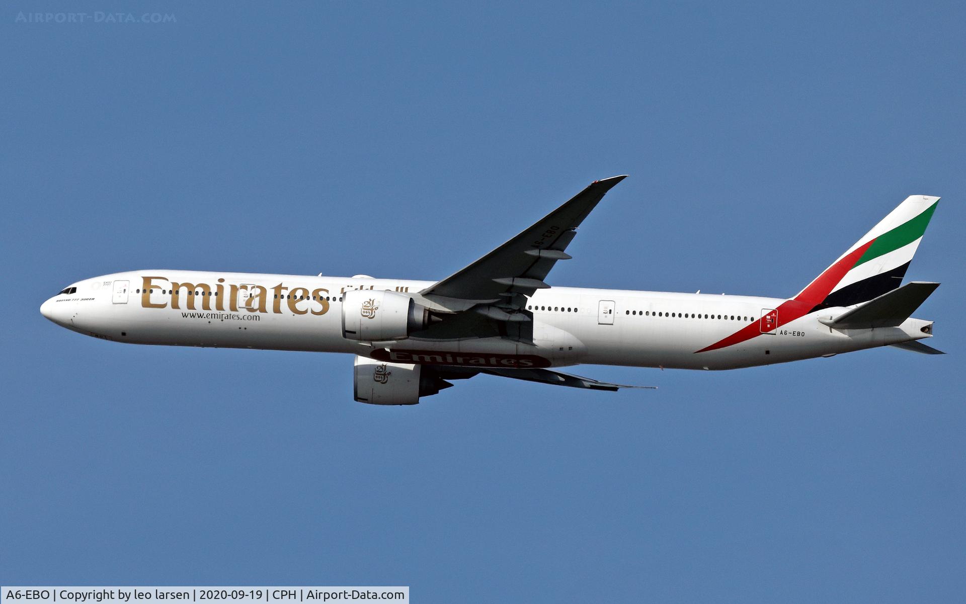 A6-EBO, 2006 Boeing 777-36N/ER C/N 32792, Copenhagen 19.9.2020