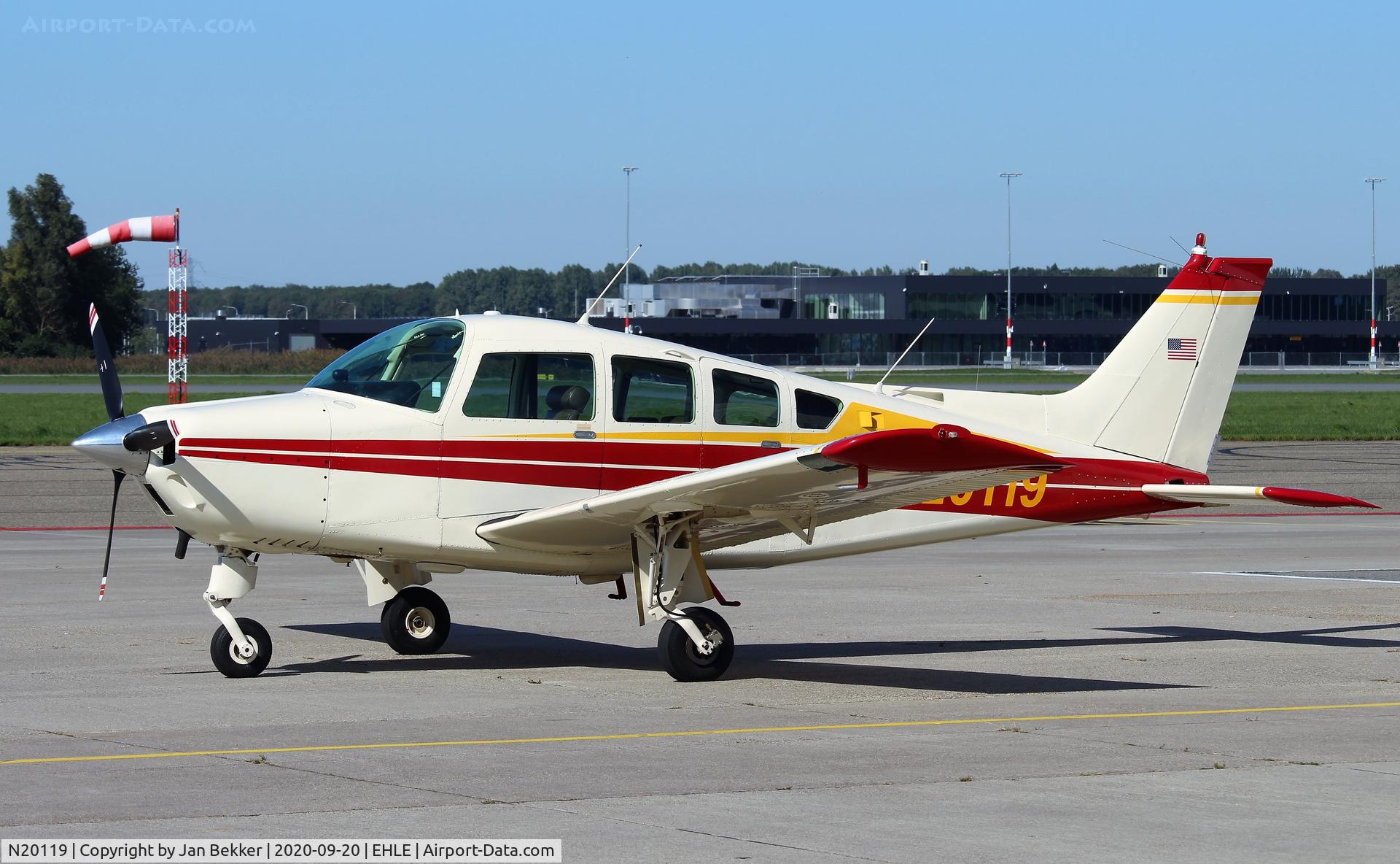 N20119, Beech C24R C/N MC-602, Lelystad Airport